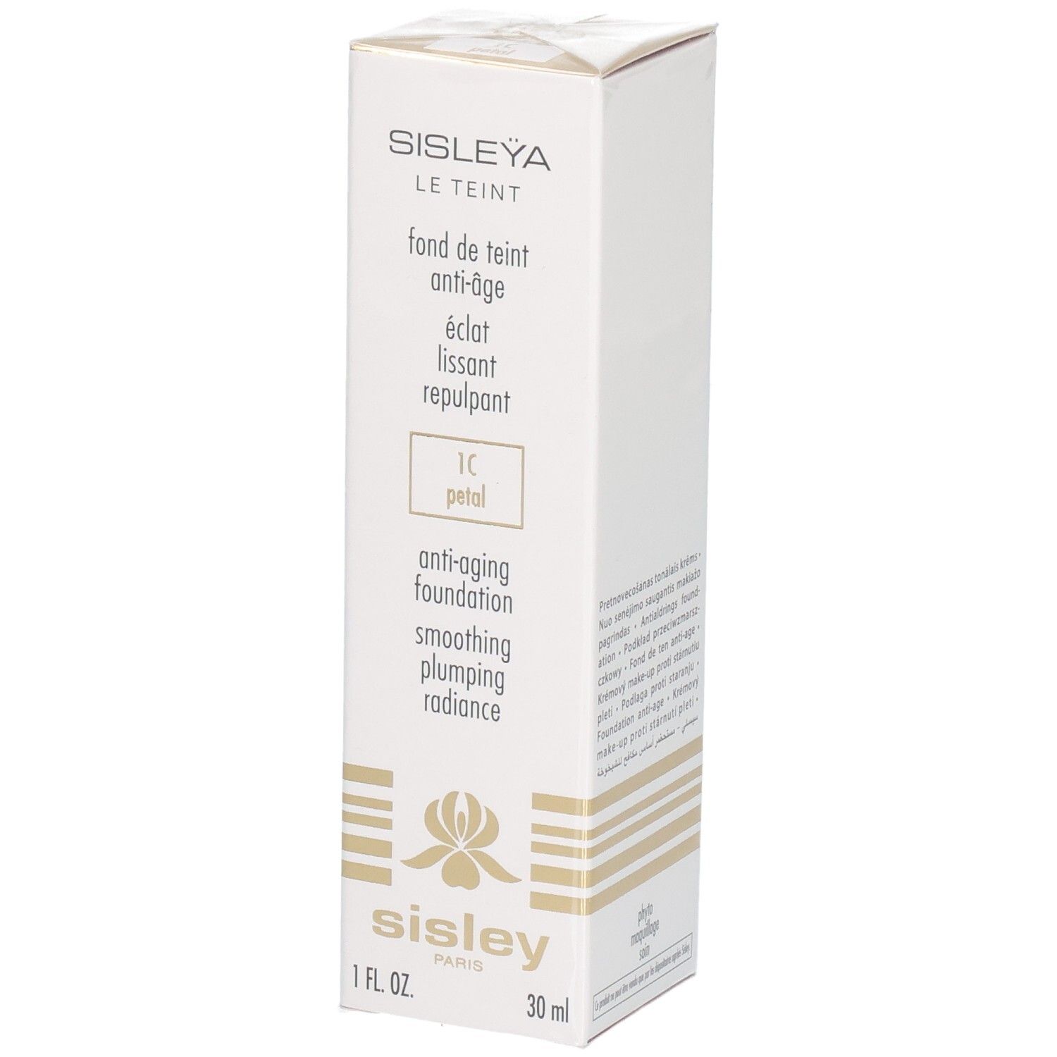 Sisley Sisleya Le Teint Foundation Karton, 1C Petal, 30ml.