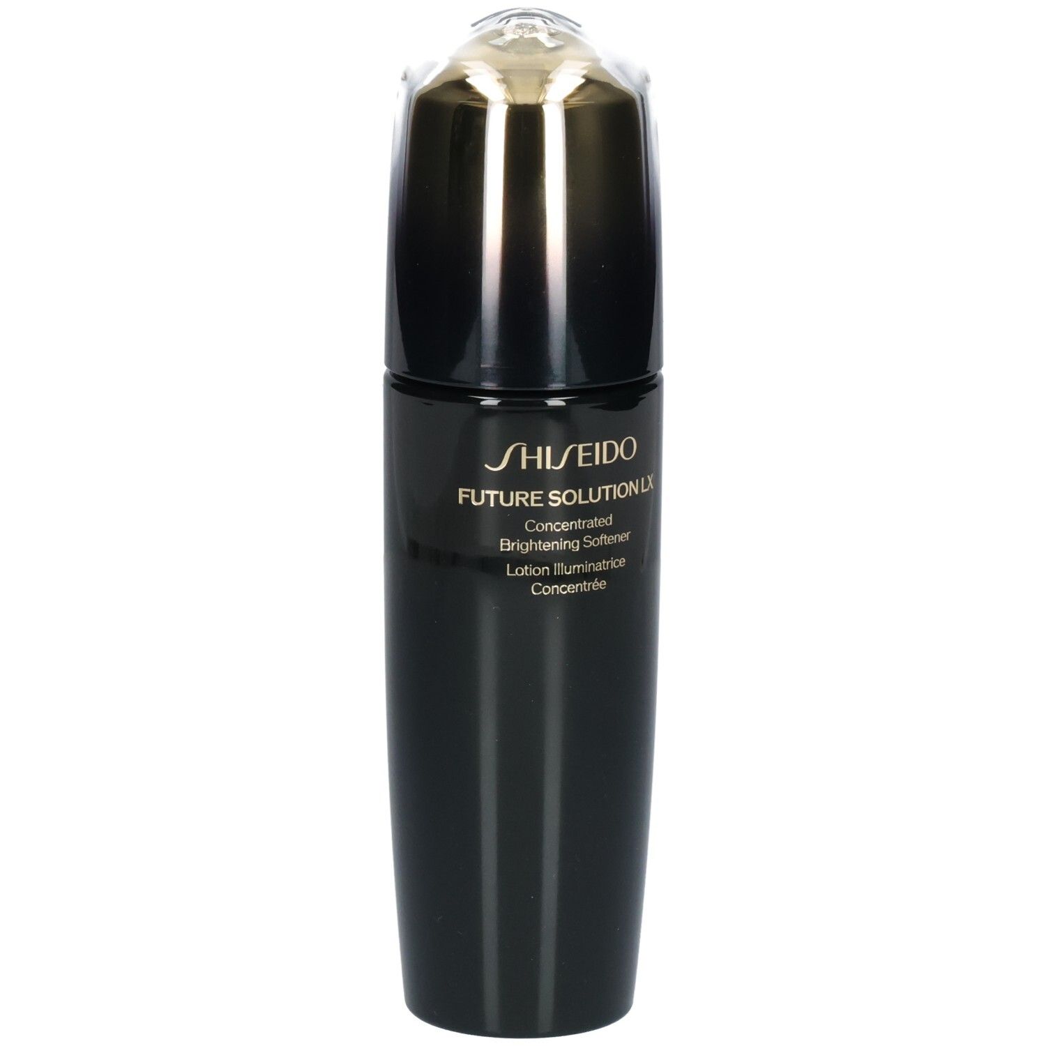 Shiseido Future Solution LX Brightening Softener Flakon, Ansicht von vorne.