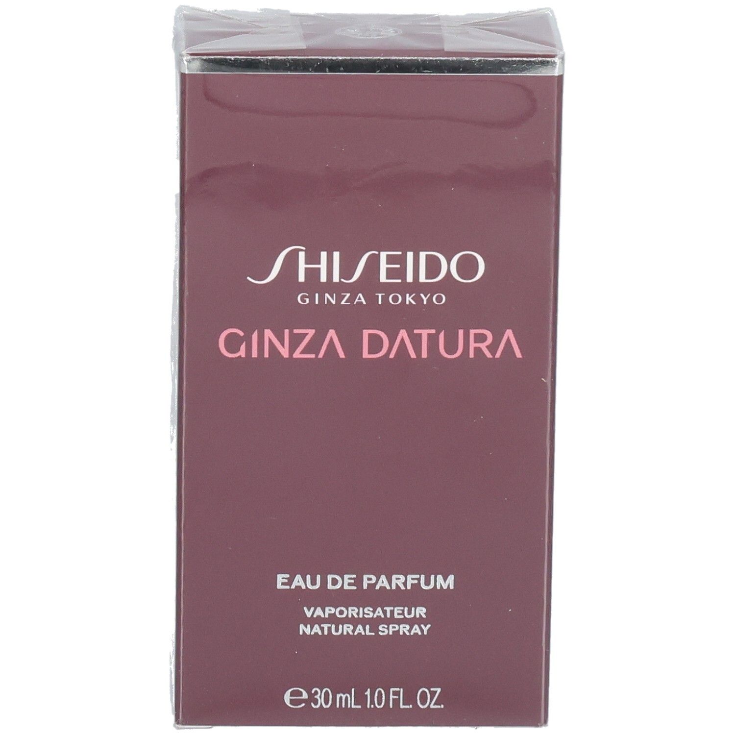 Shiseido Ginza Datura Eau de Parfum Verpackung, Vorderseite.
