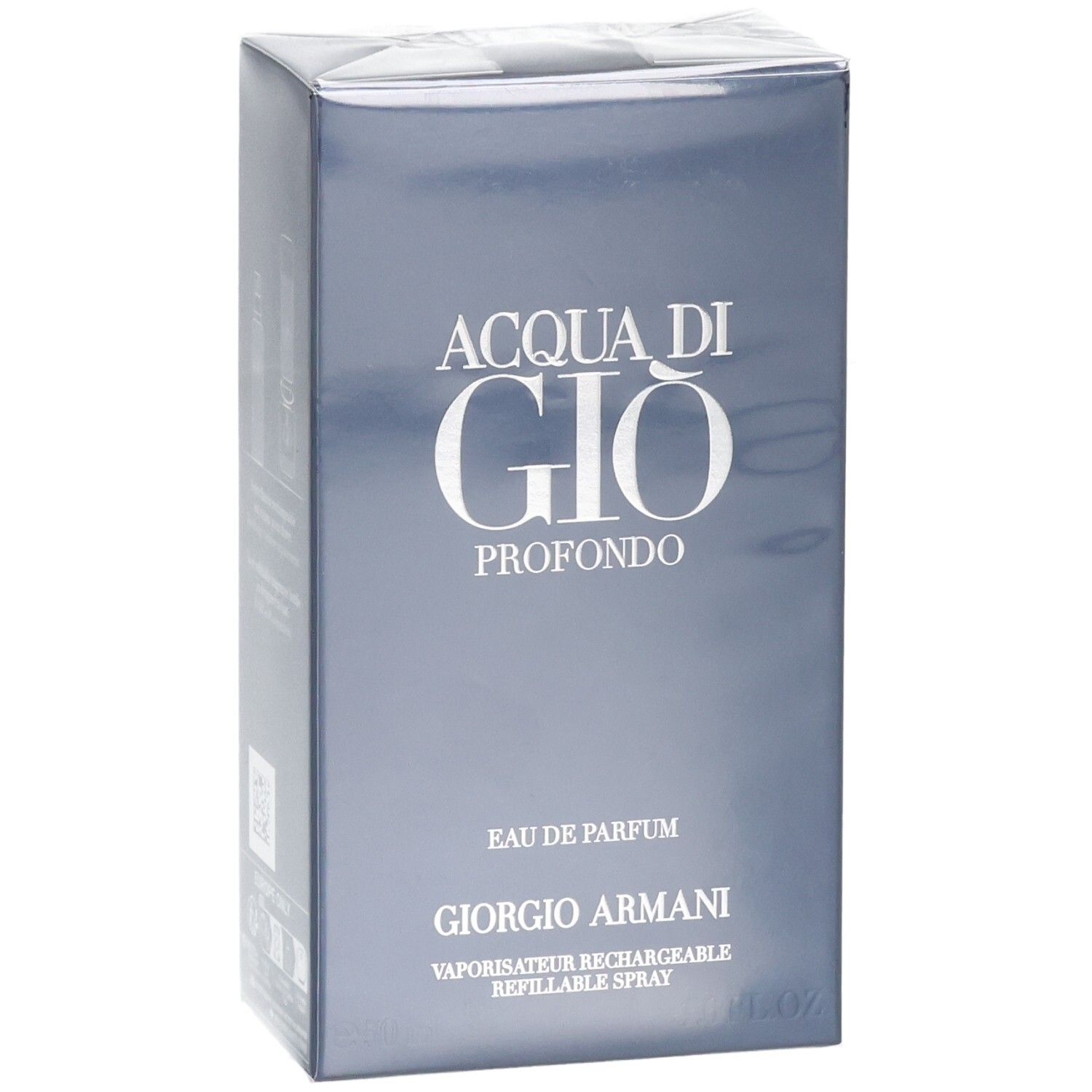 Giorgio Armani Acqua di Gio Profondo Eau de Parfum, Vaporisateur Rechargeable Refillable Spray.