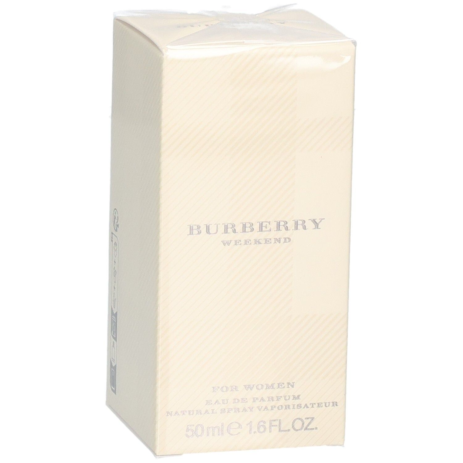 Verpackung von Burberry Weekend Eau de Parfum für Damen, 50ml.