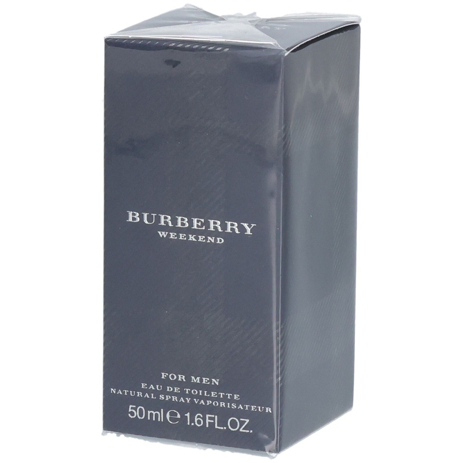 Verpackung von Burberry Weekend Eau de Toilette für Herren, 50ml.