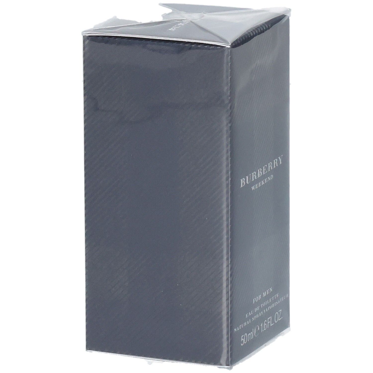 Verpackung von Burberry Weekend Eau de Toilette für Herren, 50ml.