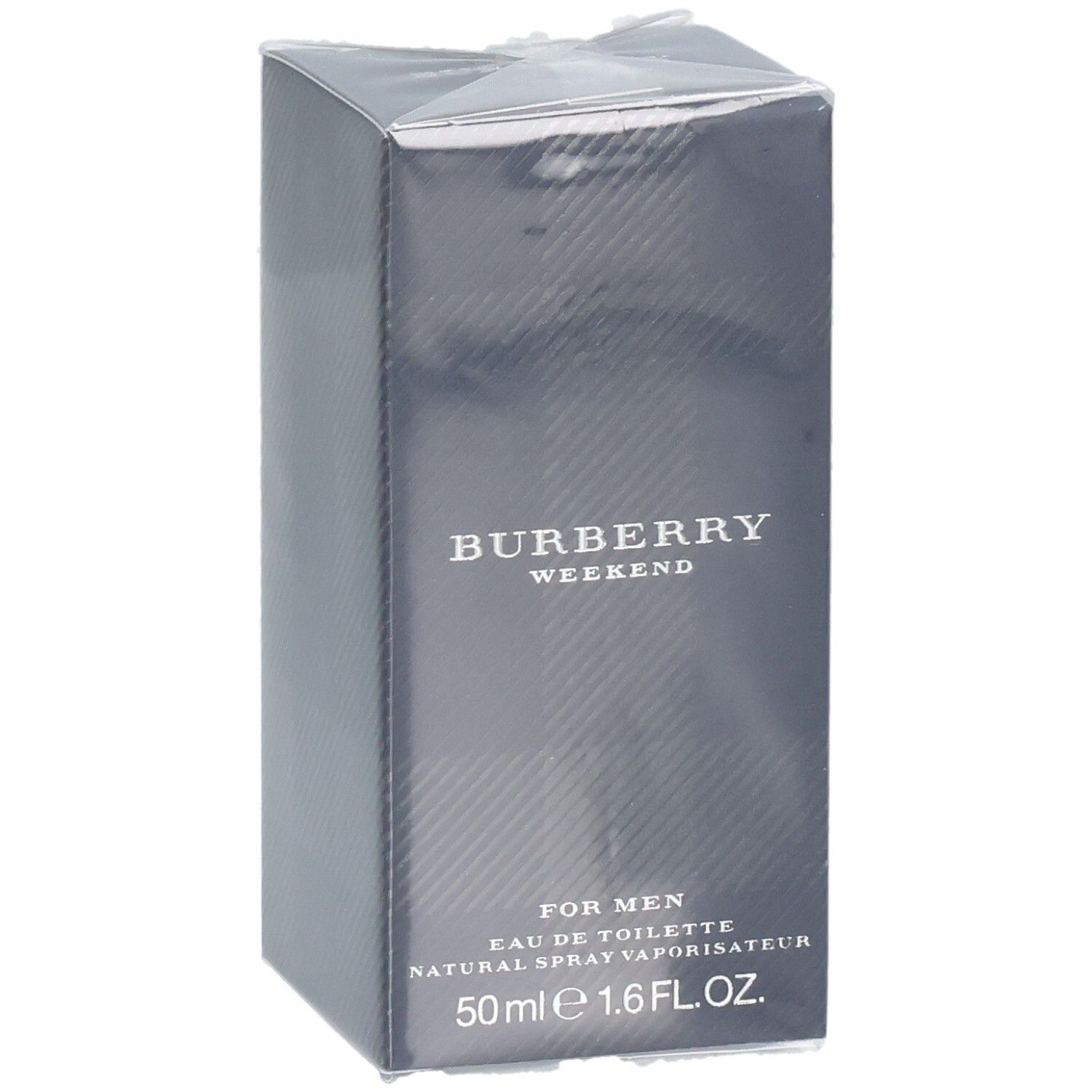 Verpackung von Burberry Weekend Eau de Toilette für Herren, 50ml.