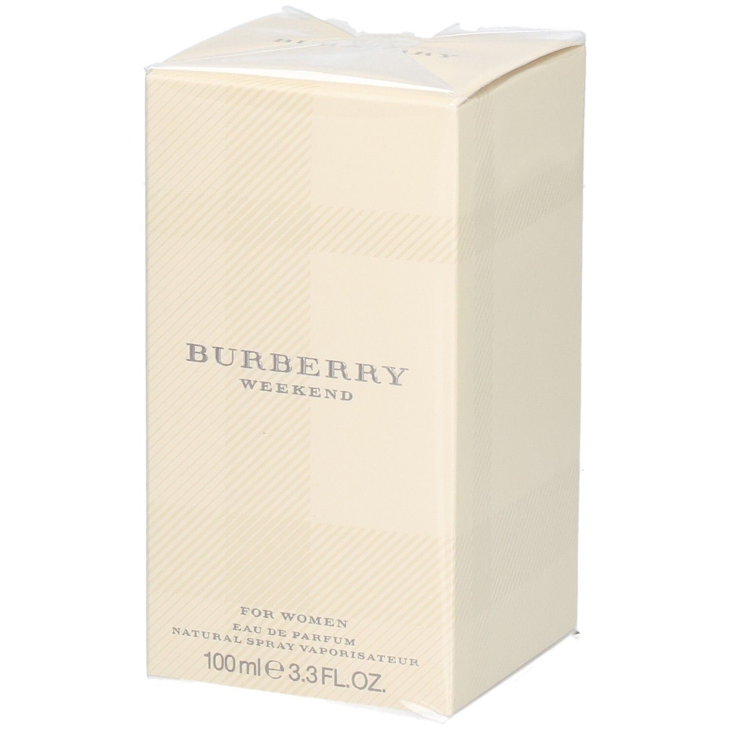 Verpackung von Burberry Weekend Eau de Parfum für Damen.