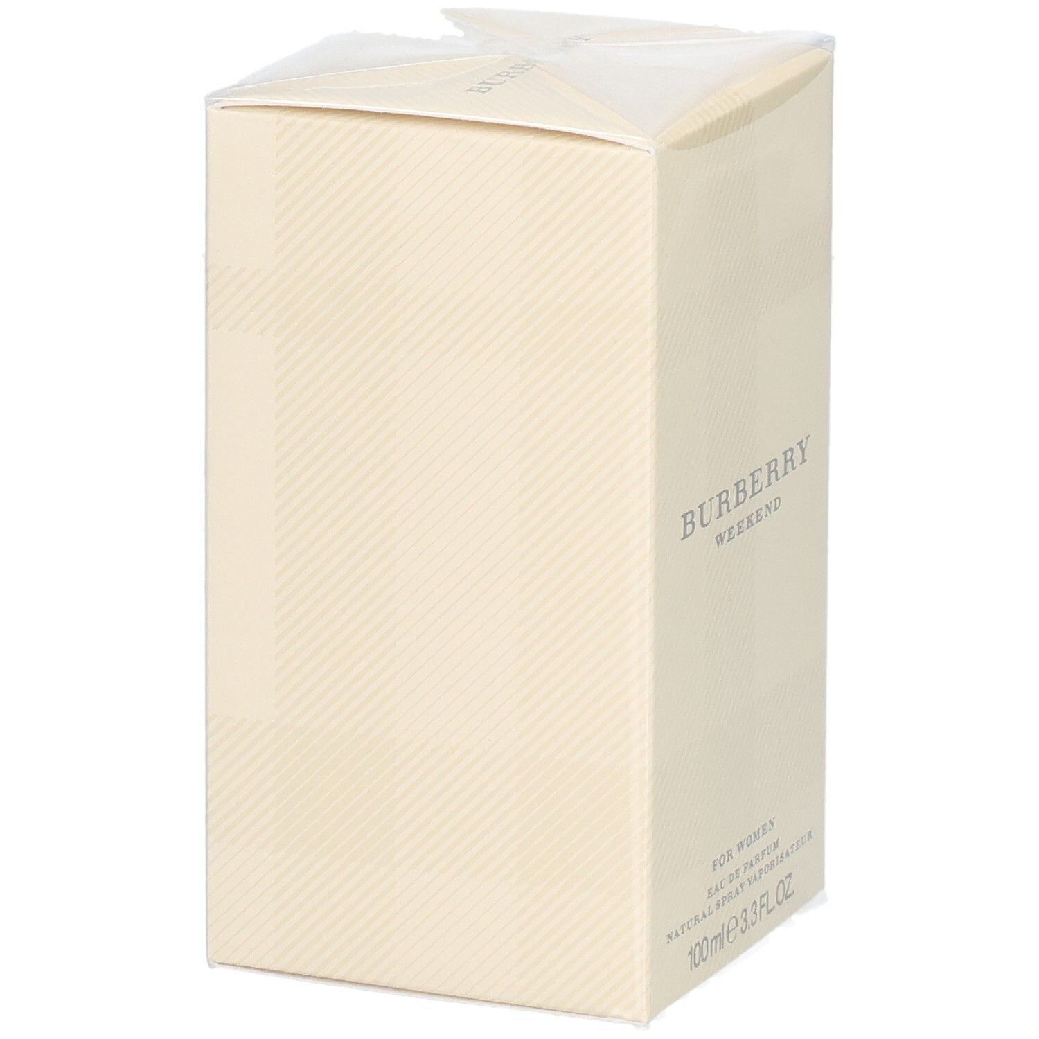 Verpackung von Burberry Weekend Eau de Parfum für Damen.