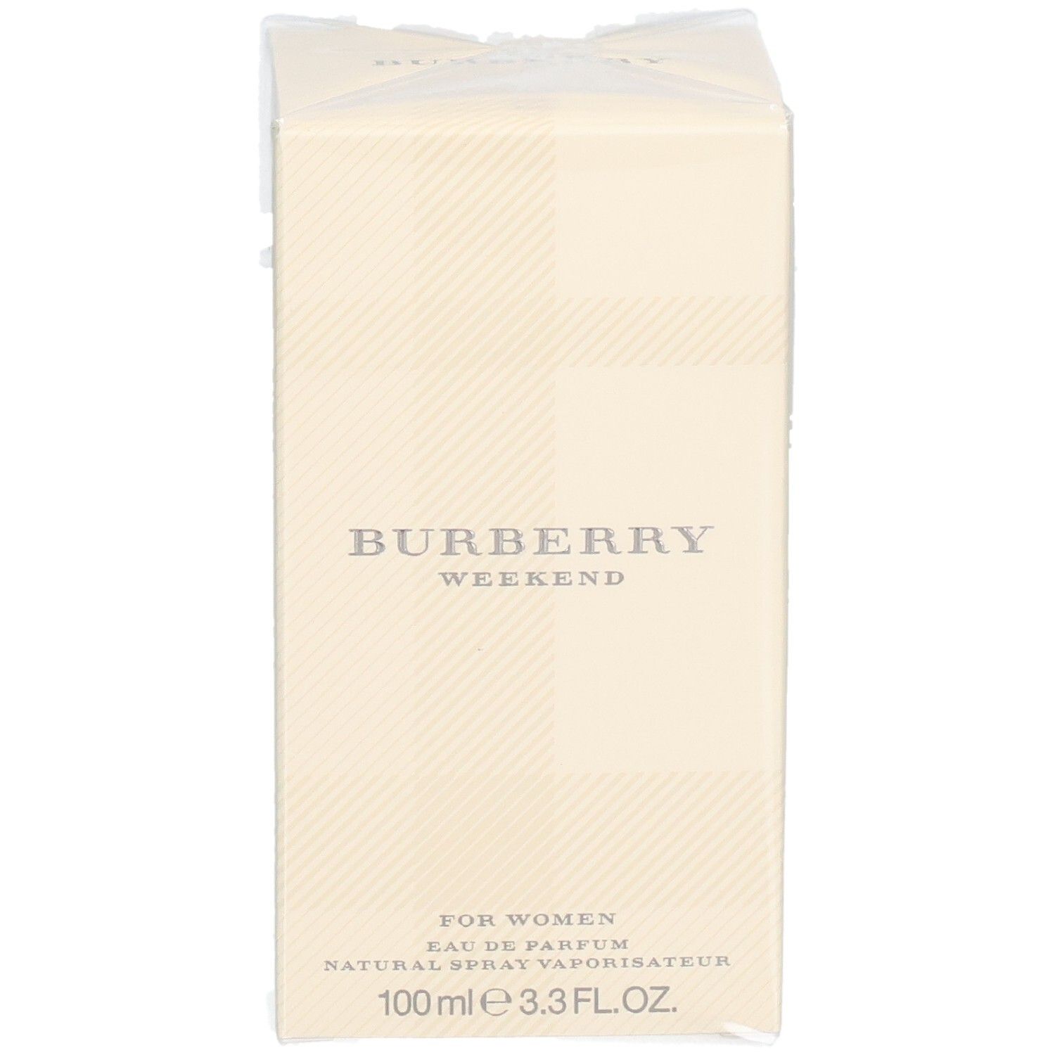 Verpackung von Burberry Weekend Eau de Parfum für Damen.