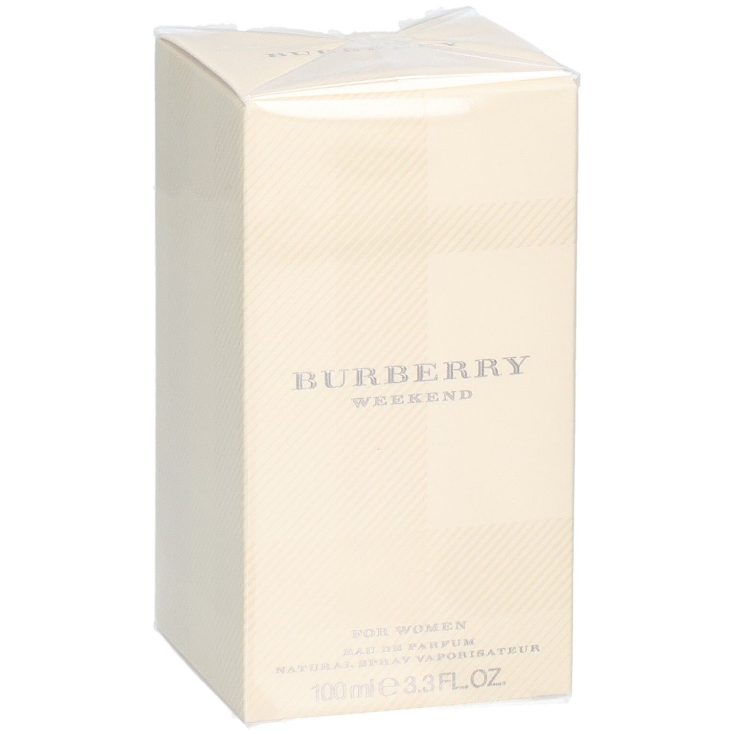 Verpackung von Burberry Weekend Eau de Parfum für Damen.
