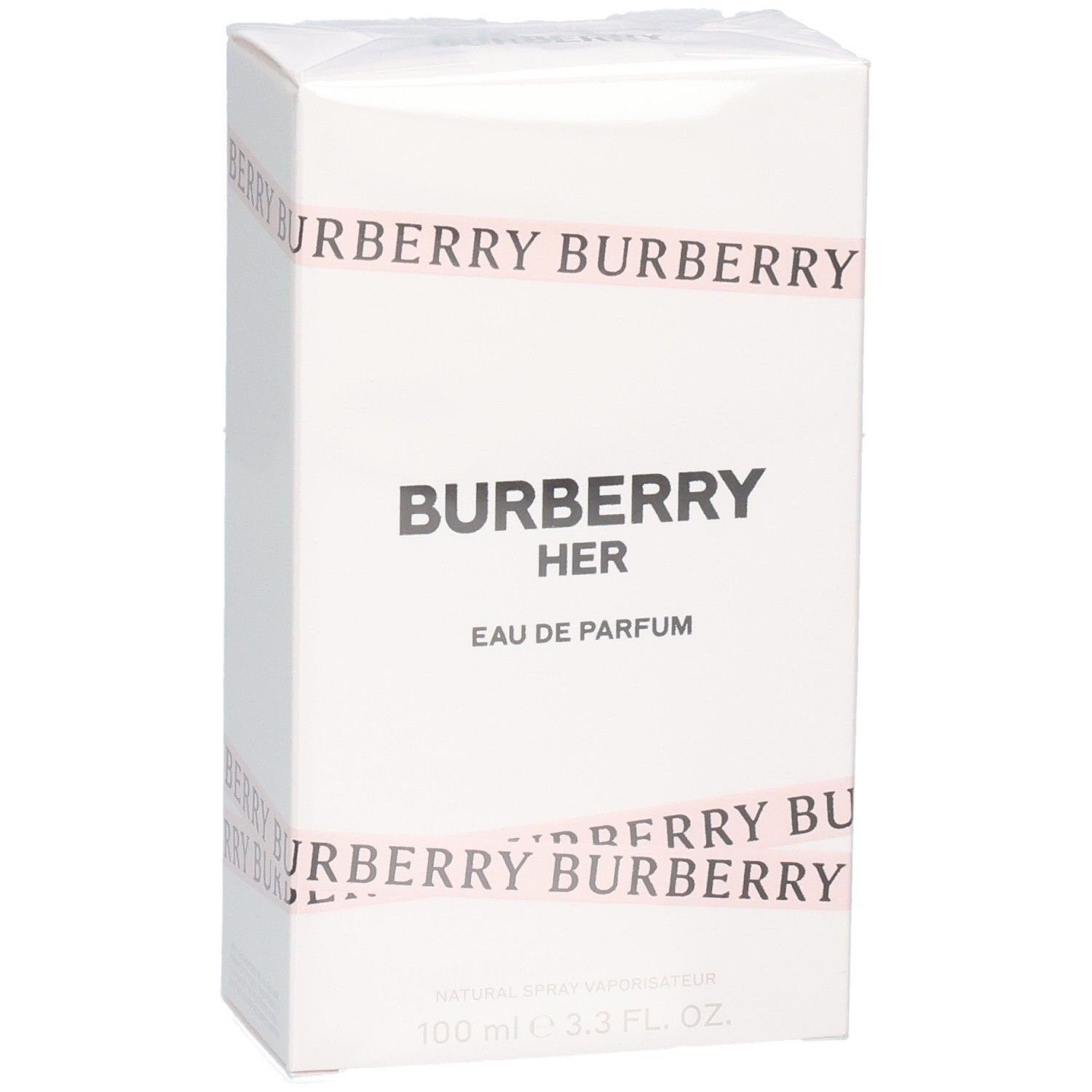 Verpackung von Burberry Her Eau de Parfum, 100 ml.