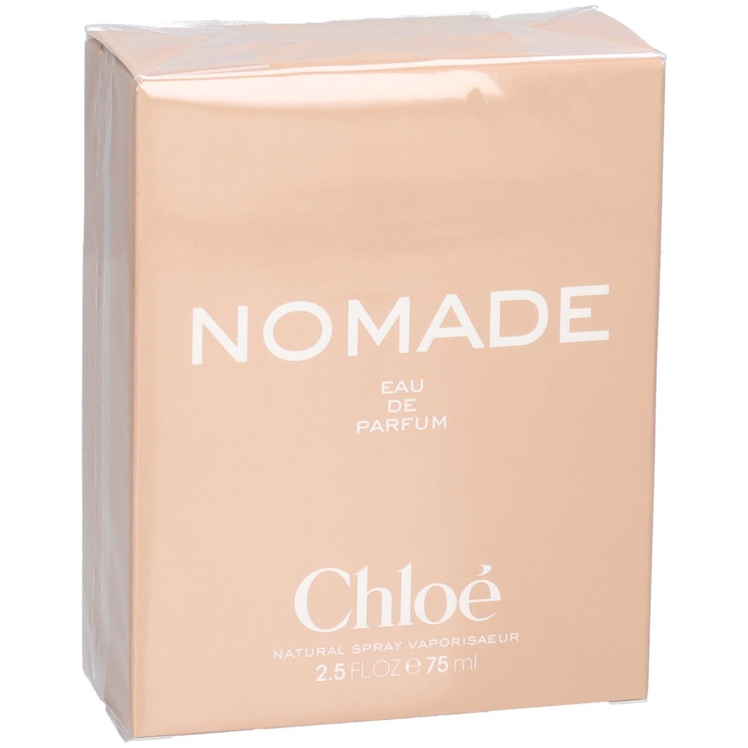 Chloé Nomade Eau de Parfum Spray 75ml Verpackung, Seitenansicht.