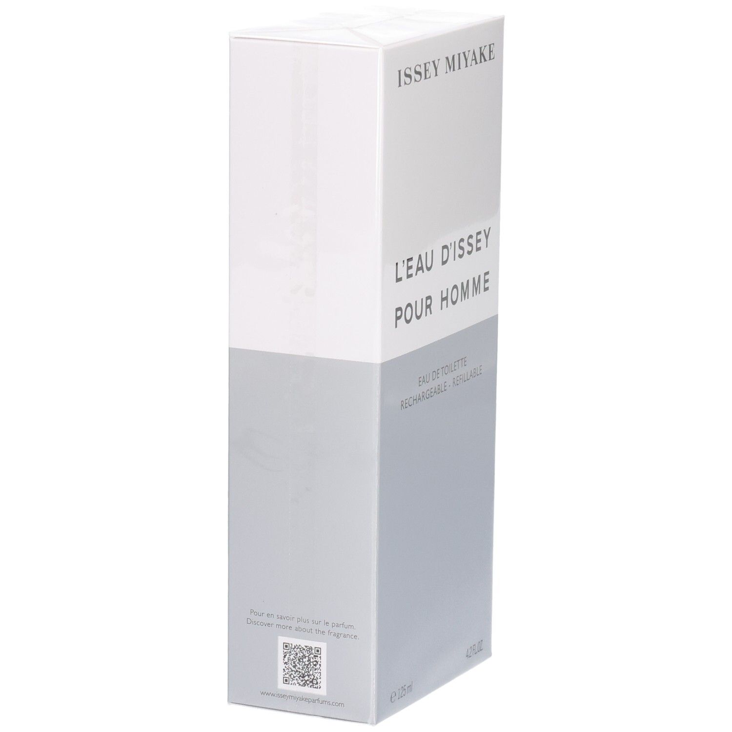 Issey Miyake L'eau D'Issey Pour Homme Eau De Toilette Spray 125ml Karton, Rückseite.