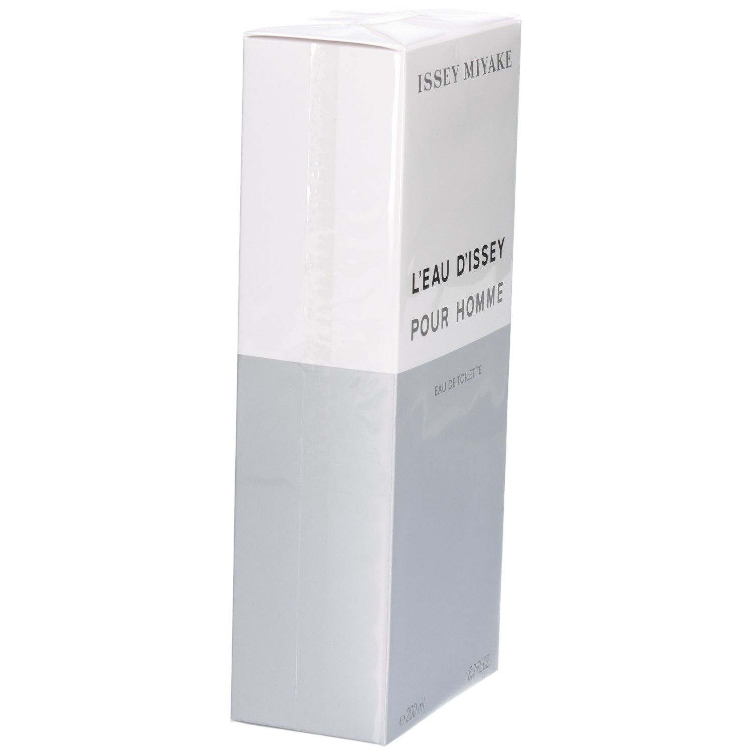 Issey Miyake L'Eau d'Issey Pour Homme Eau de Toilette Karton, seitliche Ansicht.