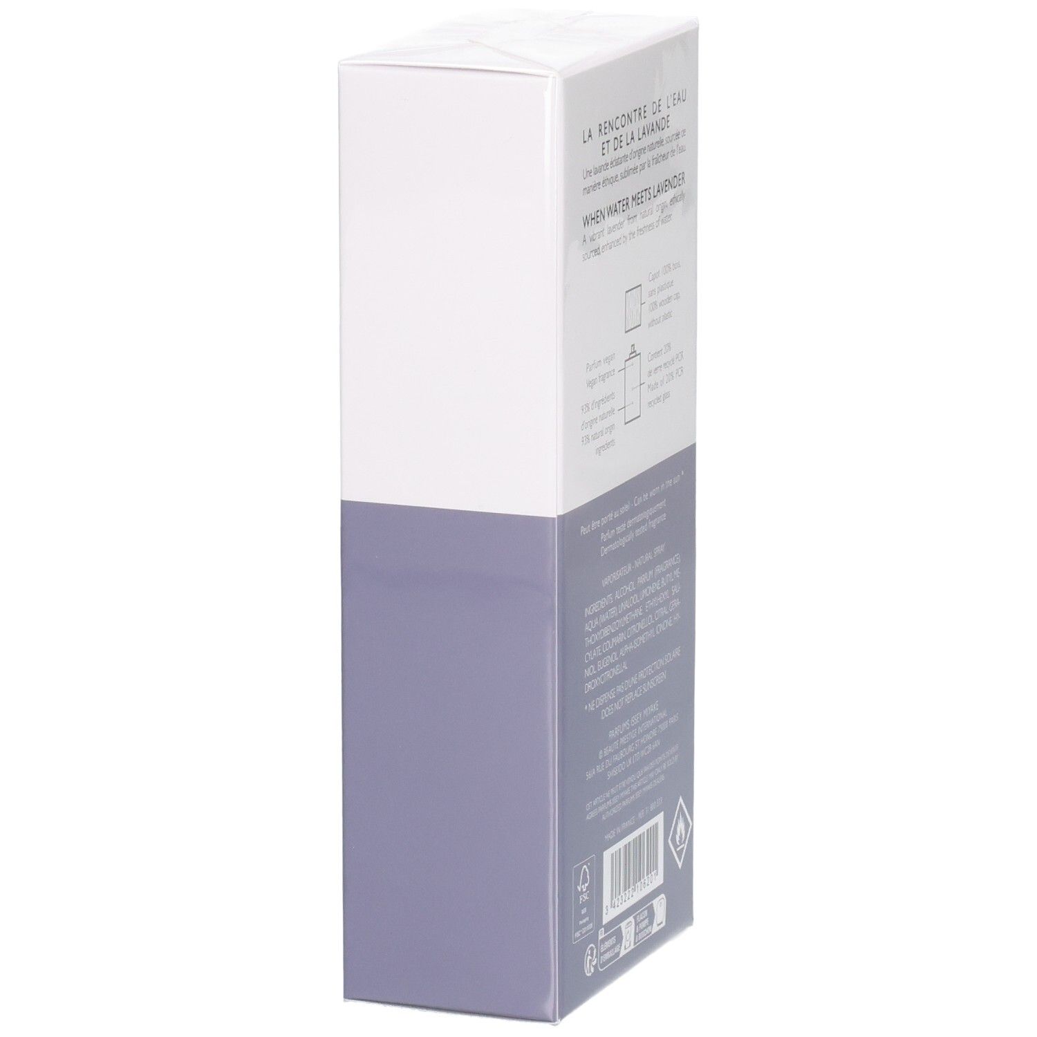 Issey Miyake L'Eau d'Issey Pour Homme Solar Lavender Eau de Toilette Intense 50ml Karton, Seite.