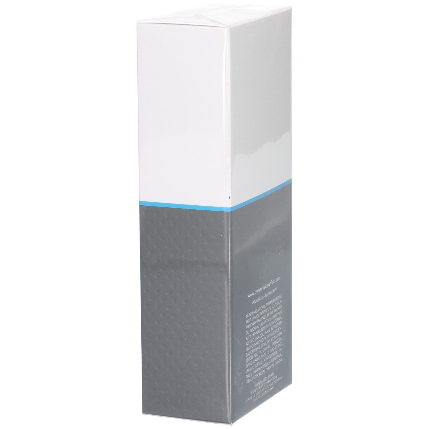 Seitenansicht der Verpackung von Issey Miyake L'Eau d'Issey Pour Homme Sport Eau de Toilette.