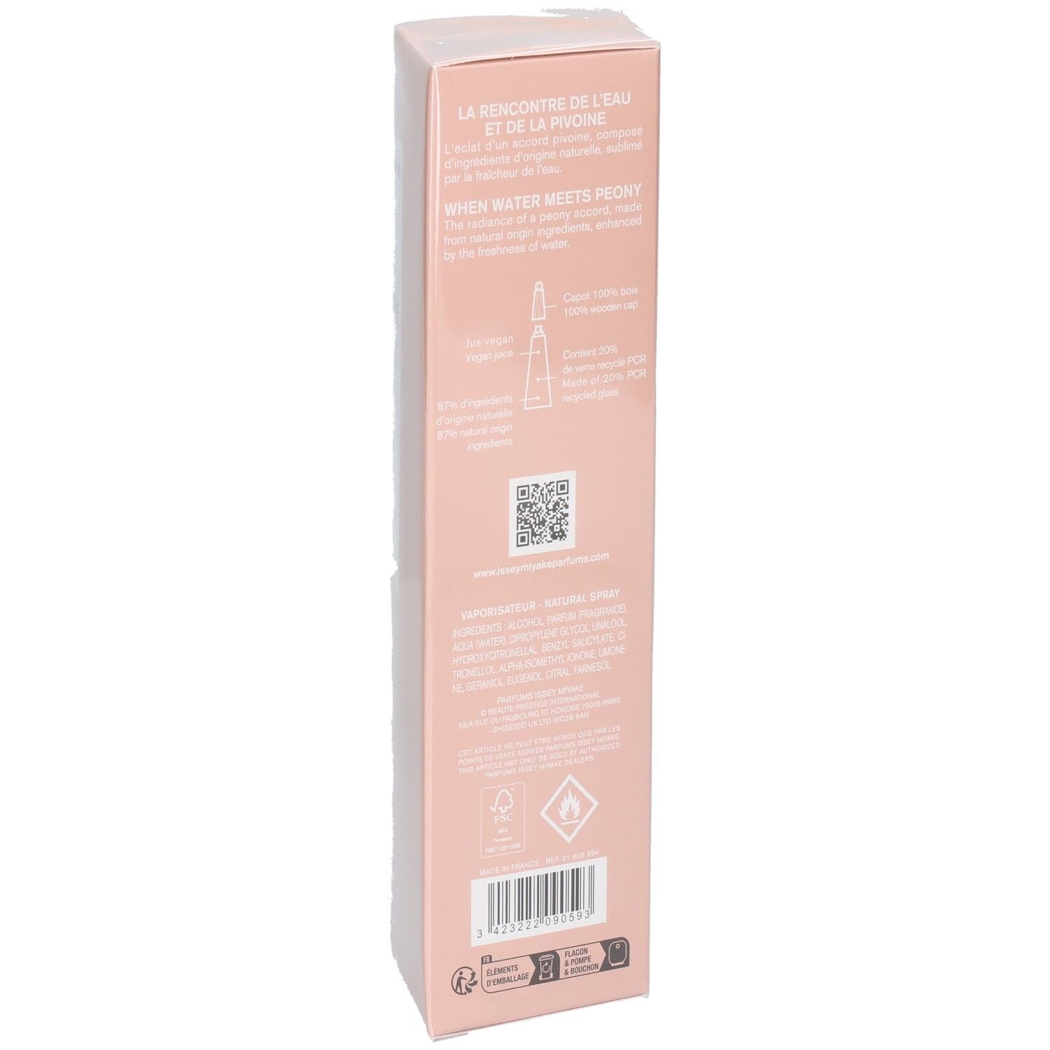 Issey Miyake L'Eau d'Issey Pivoine Eau de Toilette Intense 50ml Verpackung.