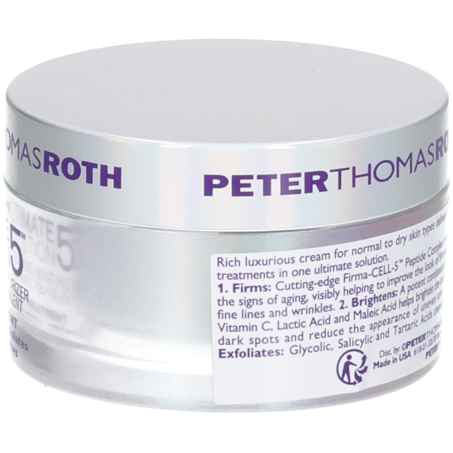 Peter Thomas Roth Ultimate Solution 5 Gesichtscreme, 50ml. Anti-Aging, straffend, aufhellend, exfolierend.