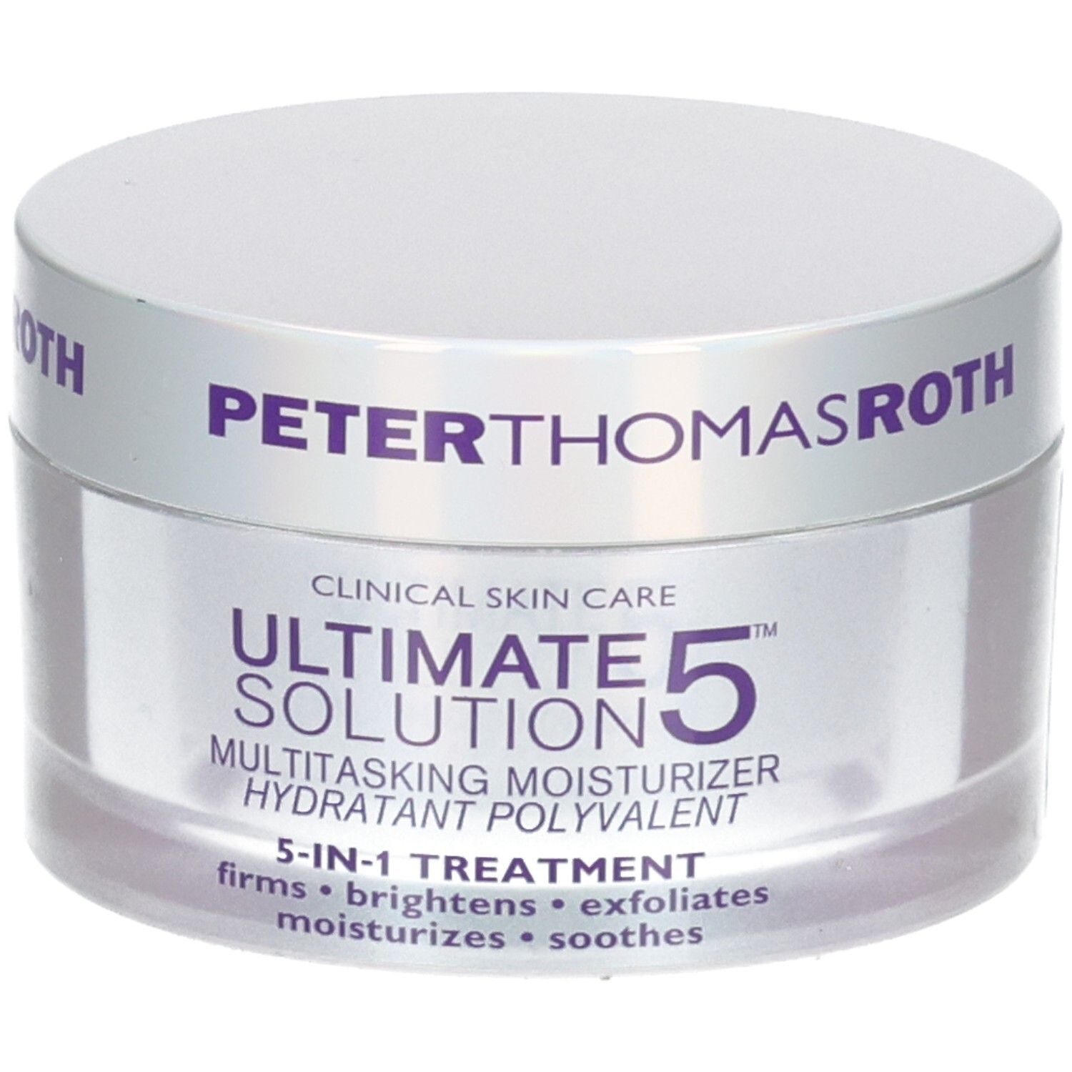 Peter Thomas Roth Ultimate Solution 5 Multitasking Moisturizer Gesichtscreme. 5-in-1 Behandlung: strafft, hellt auf, exfoliert, spendet Feuchtigkeit, beruhigt.