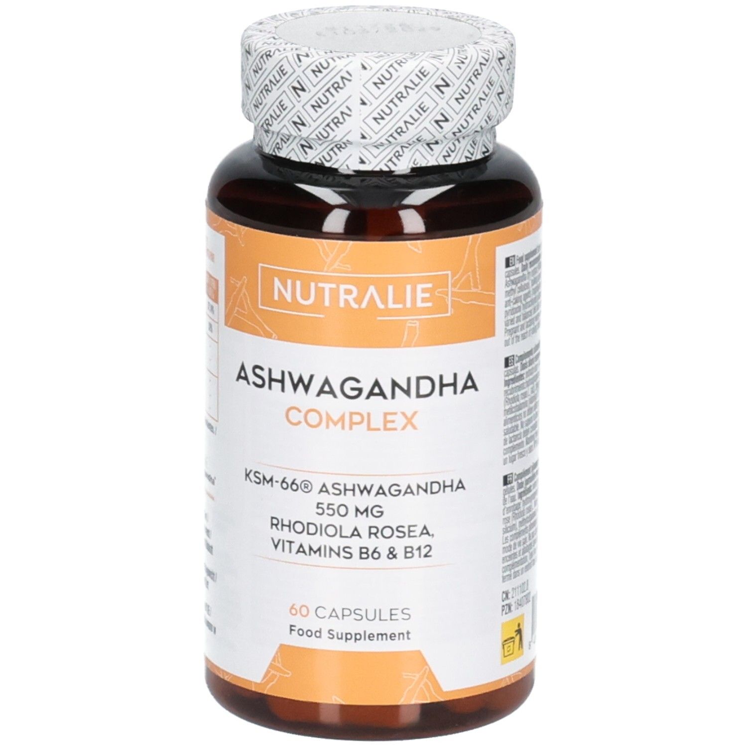 Nutralie Ashwagandha Complex KSM-66: Erfüllt strenge Qualitäts- und Wirksamkeitsstandards. Über 40 Studien.