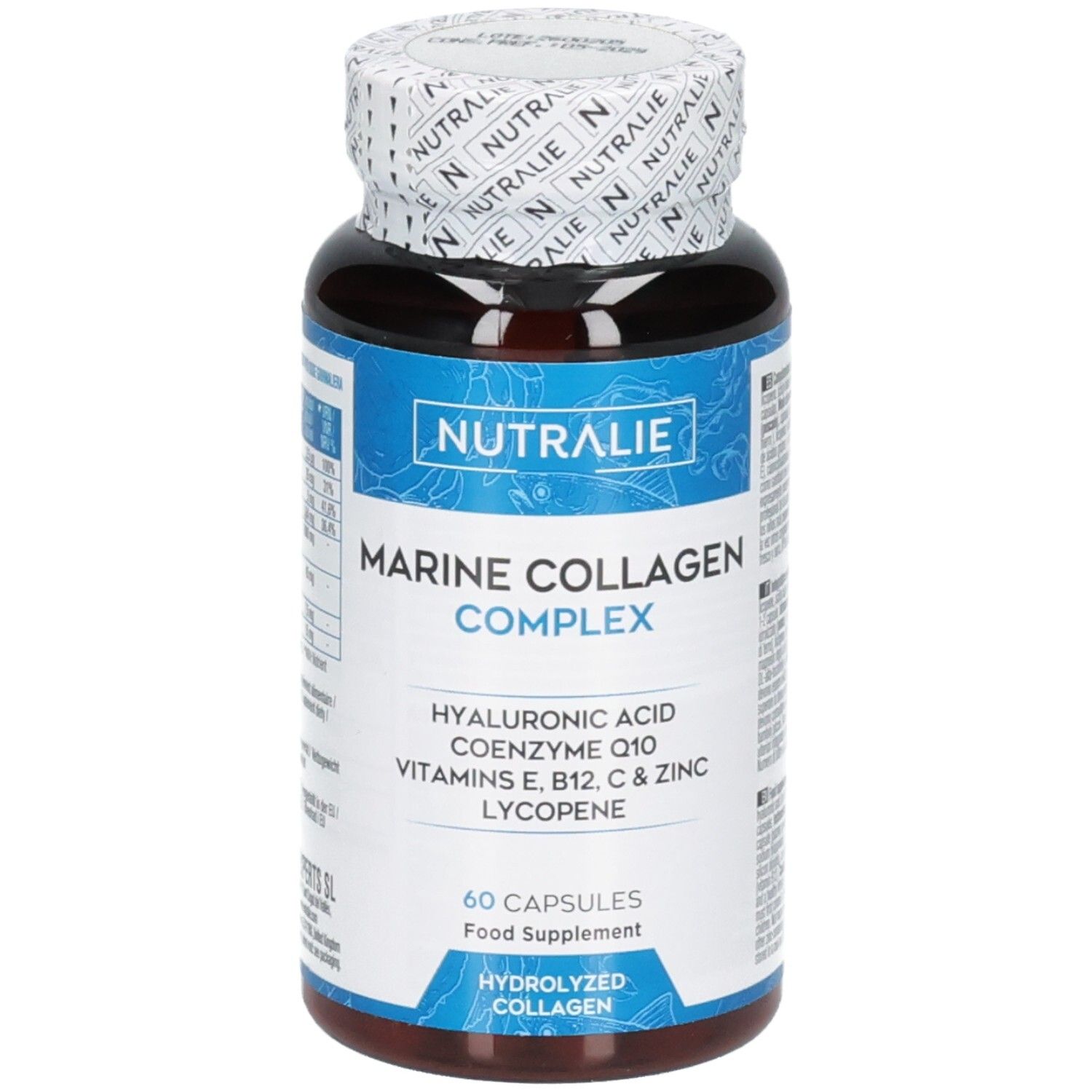 Nutralie Marine Collagen Complex Kapseln, 60 Stück.