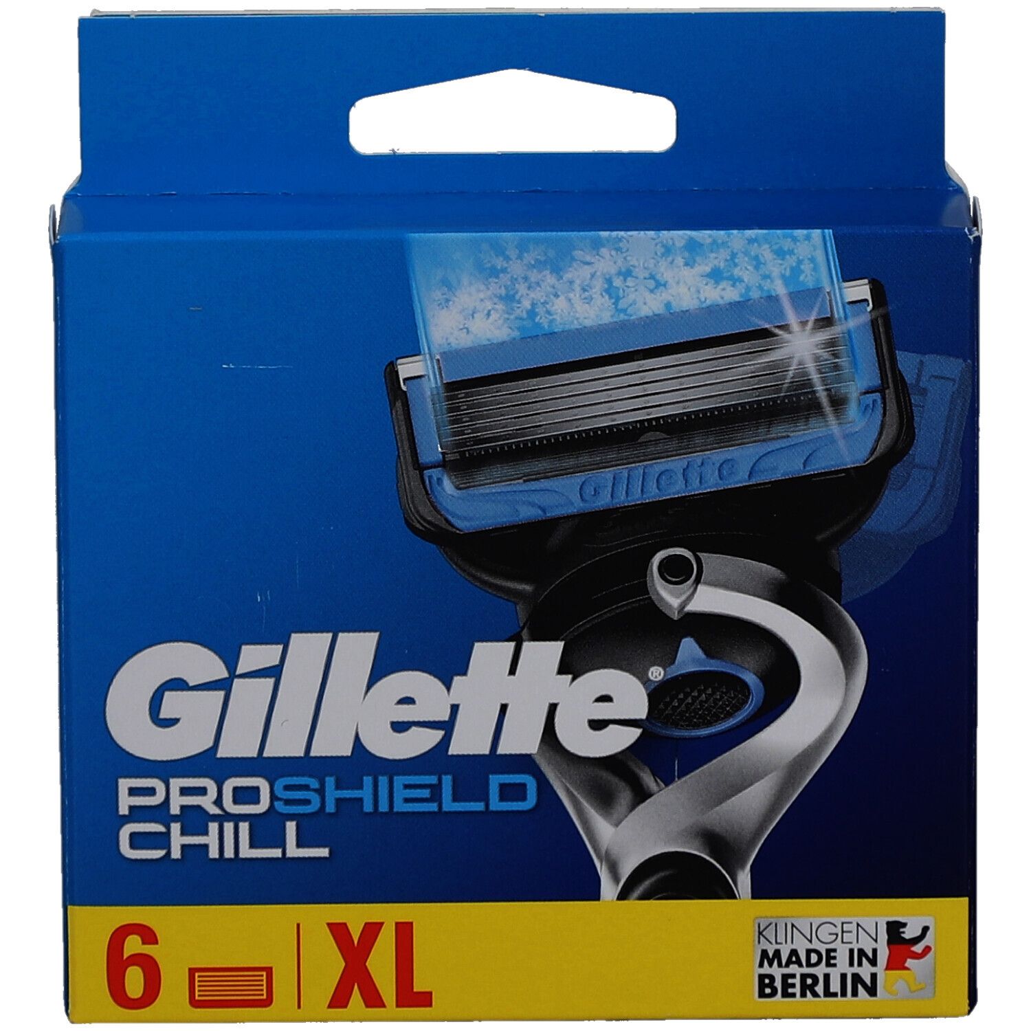 Gillette ProShield Chill Rasierklingen, 6 XL Packung.