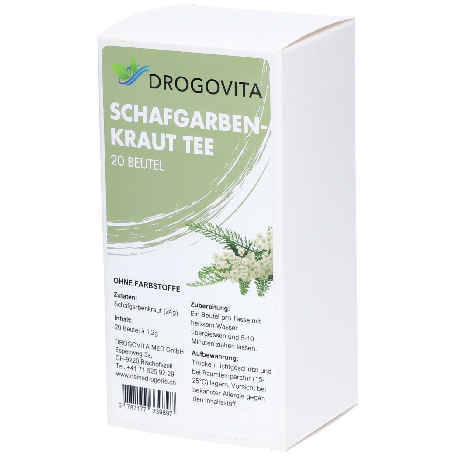 DROGOVITA Schafgarben Tee Btl 20 Stk