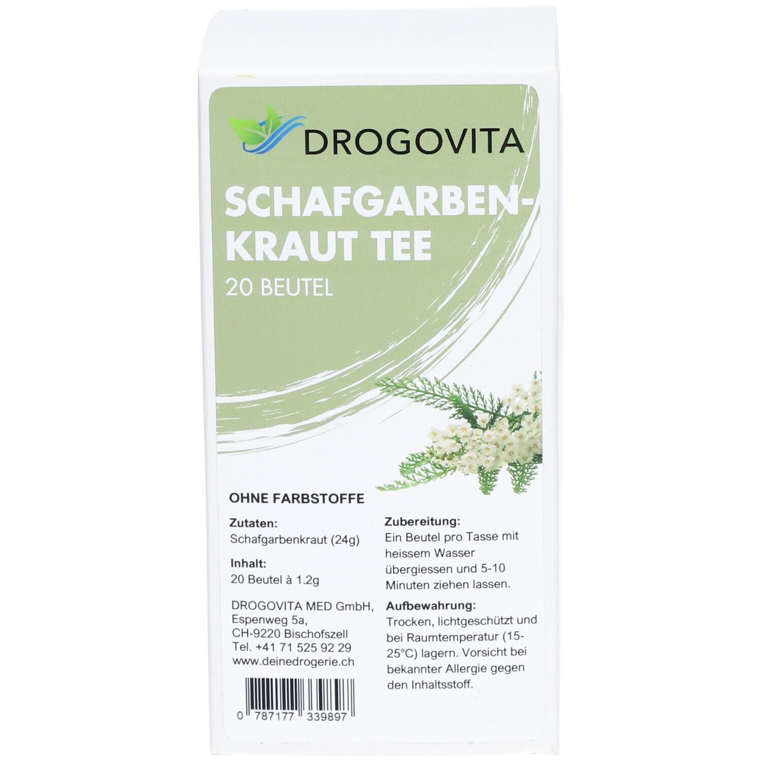 DROGOVITA Schafgarben Tee Btl 20 Stk