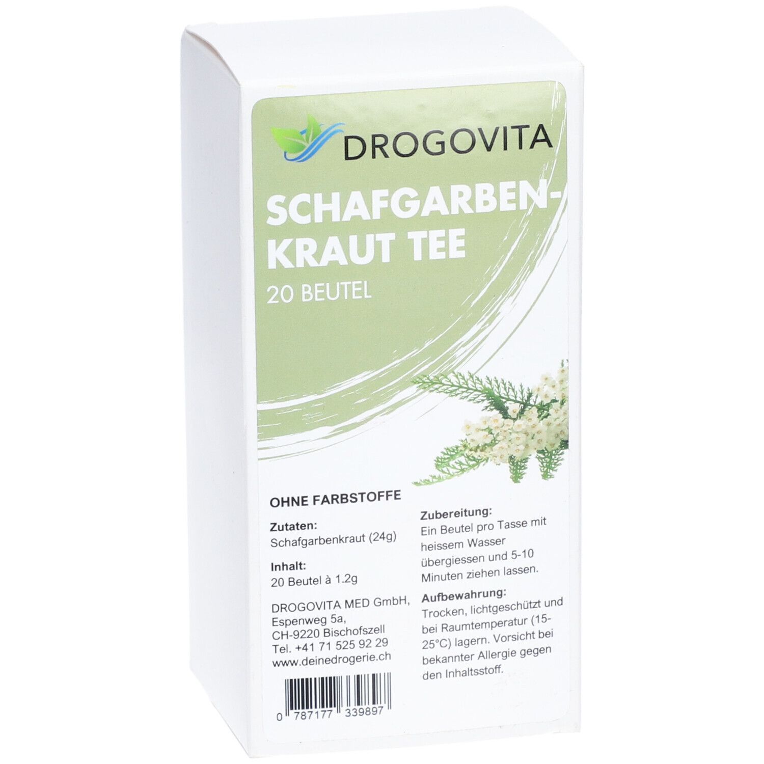 DROGOVITA Schafgarben Tee Btl 20 Stk