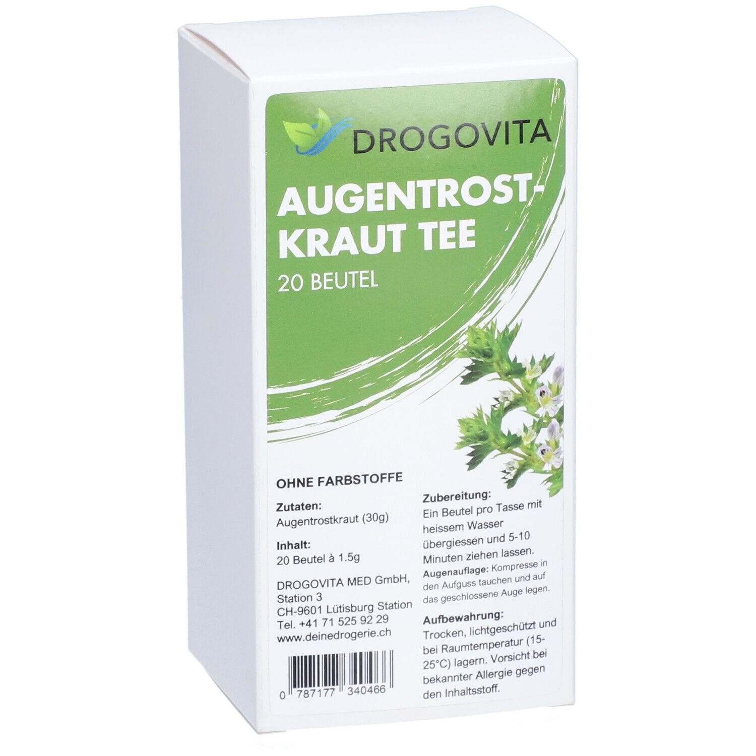 DROGOVITA Augentrost Tee Btl 20 Stk