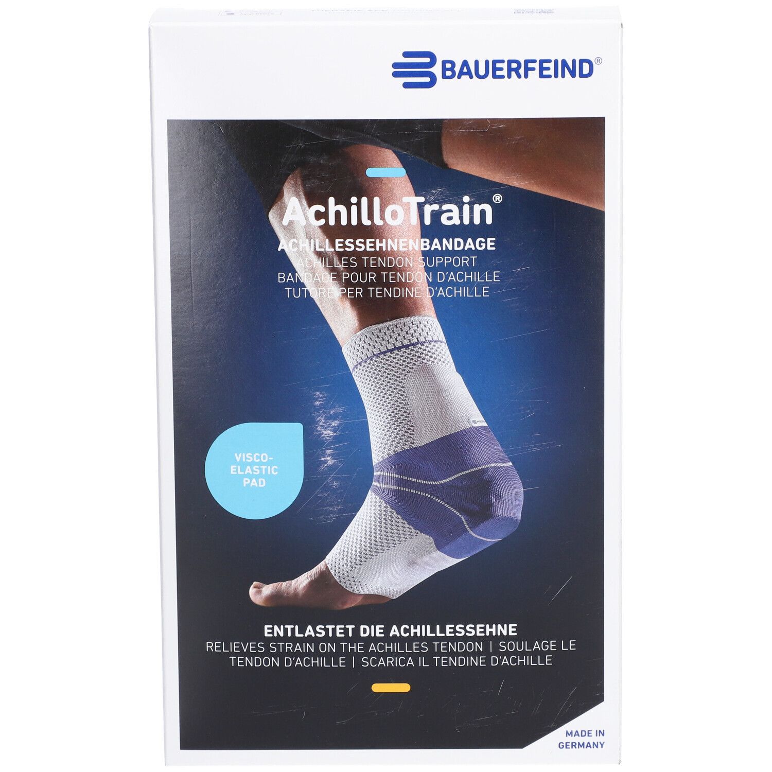BAUERFEIND AchilloTrain Sprunggelenkbandage links Größe 3