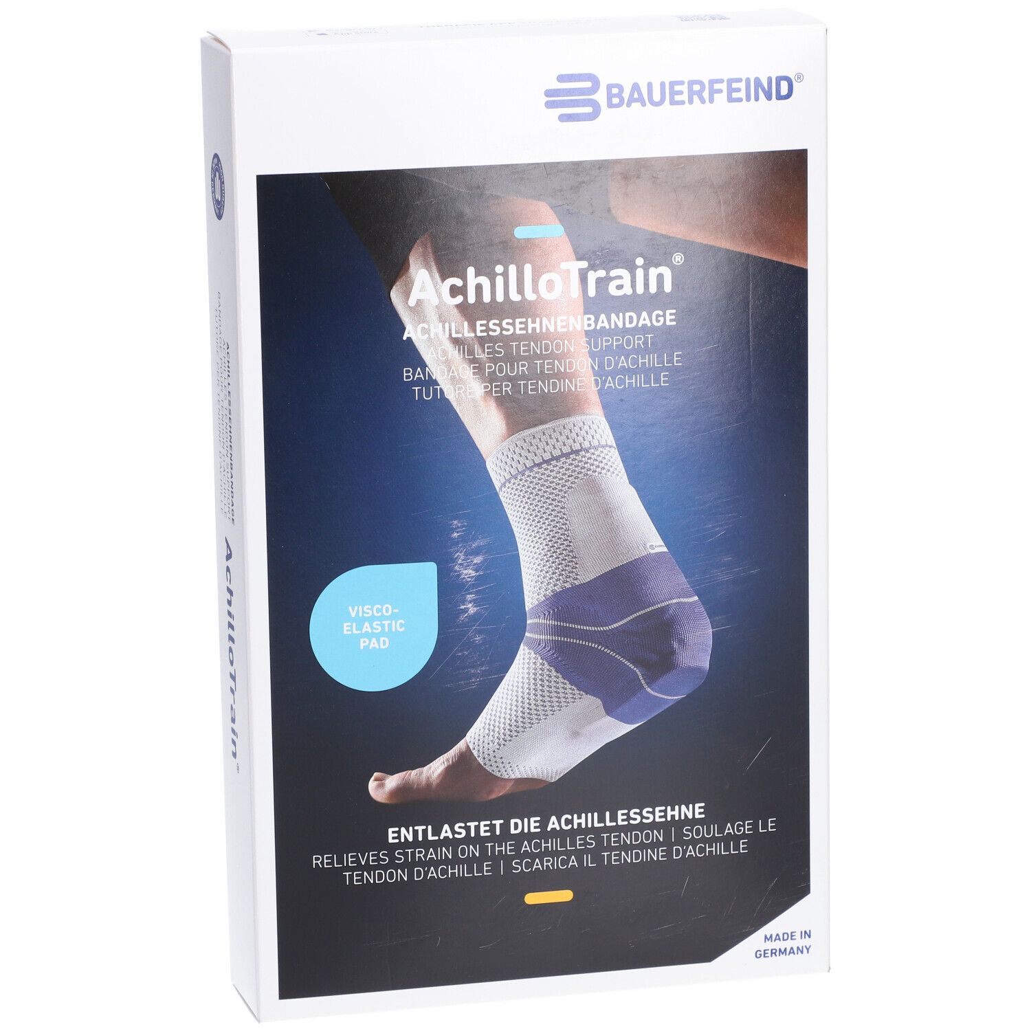 BAUERFEIND AchilloTrain Sprunggelenkbandage links Größe 3