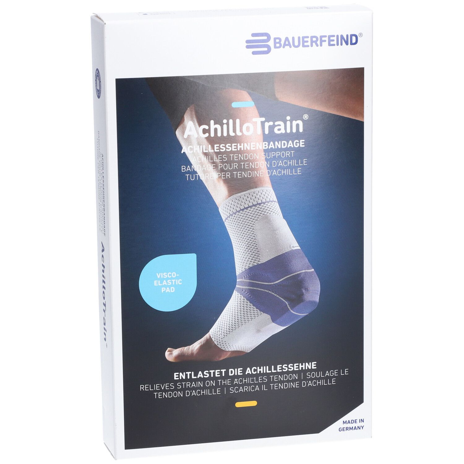 BAUERFEIND AchilloTrain Sprunggelenkbandage rechts Größe 4