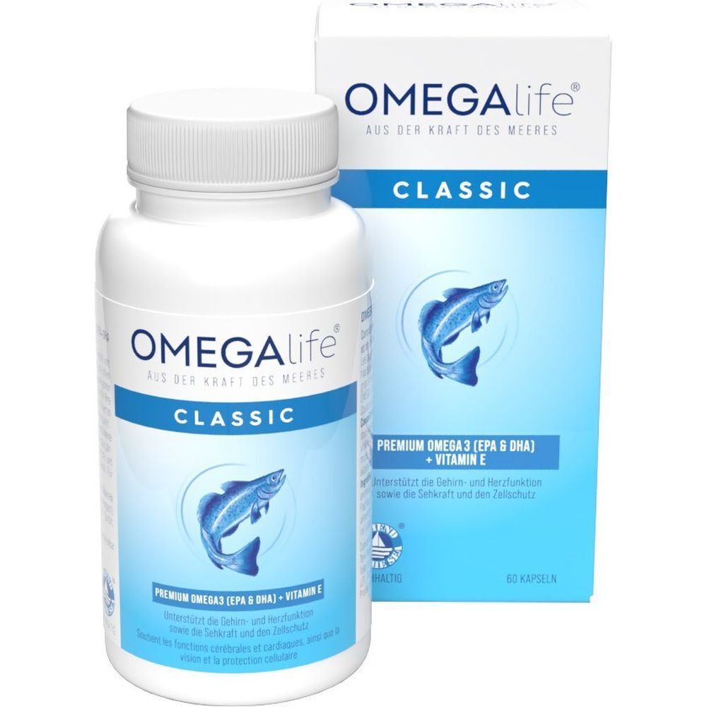 OMEGA-LIFE Gel Kapseln 500 mg 60 Stk