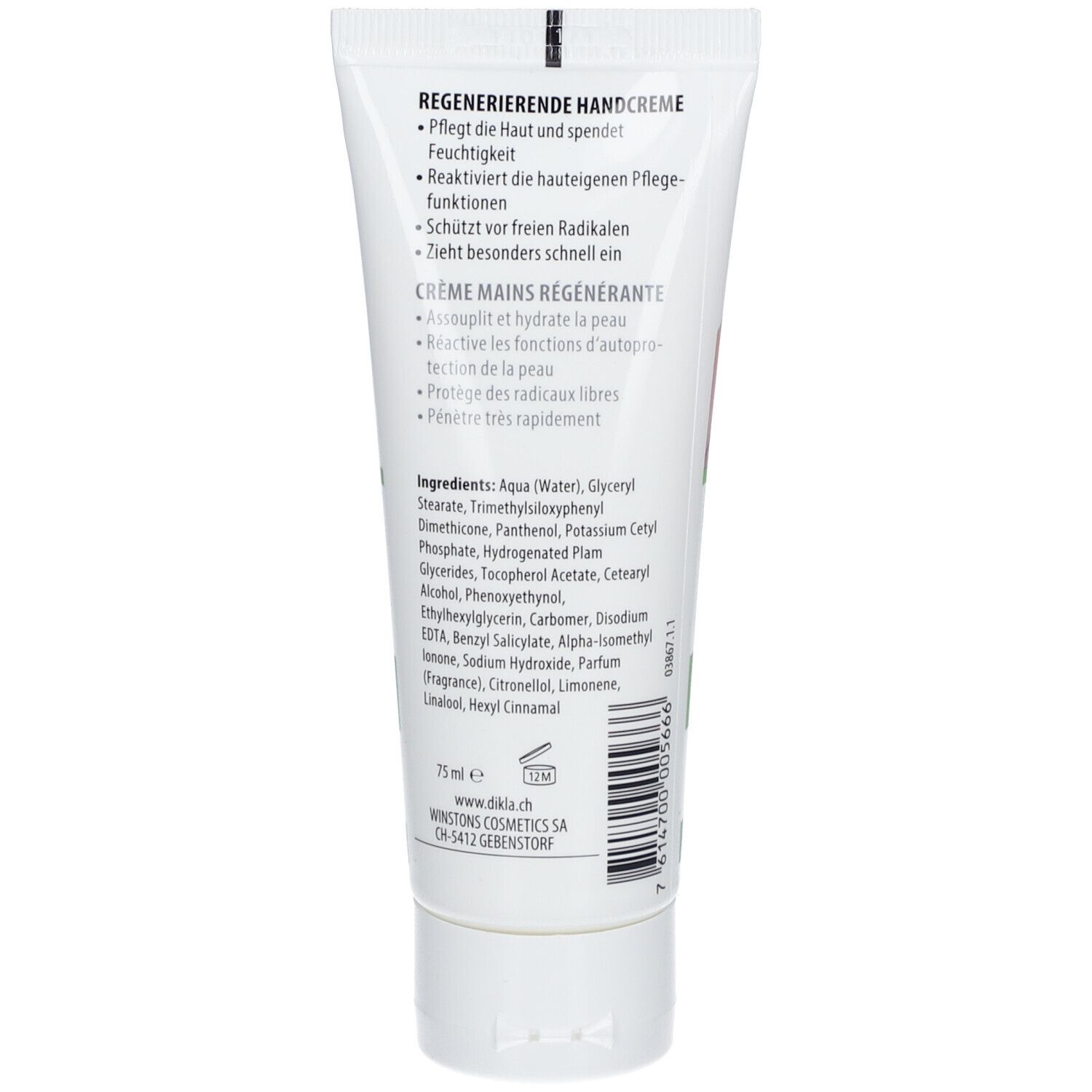DIKLA Regenerierende Handcreme