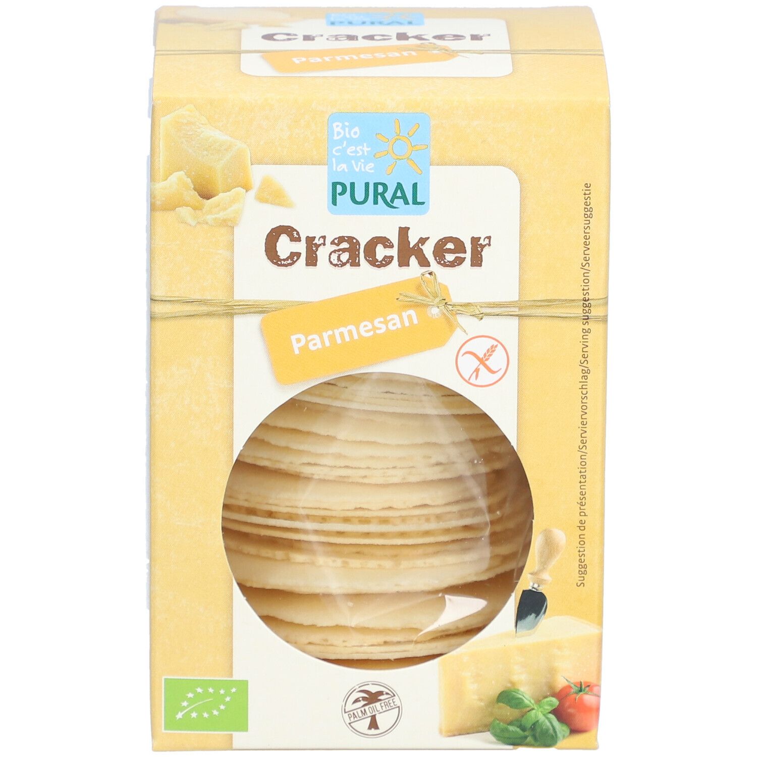 PURAL Glutenfreier Bio-Parmesan-Cracker