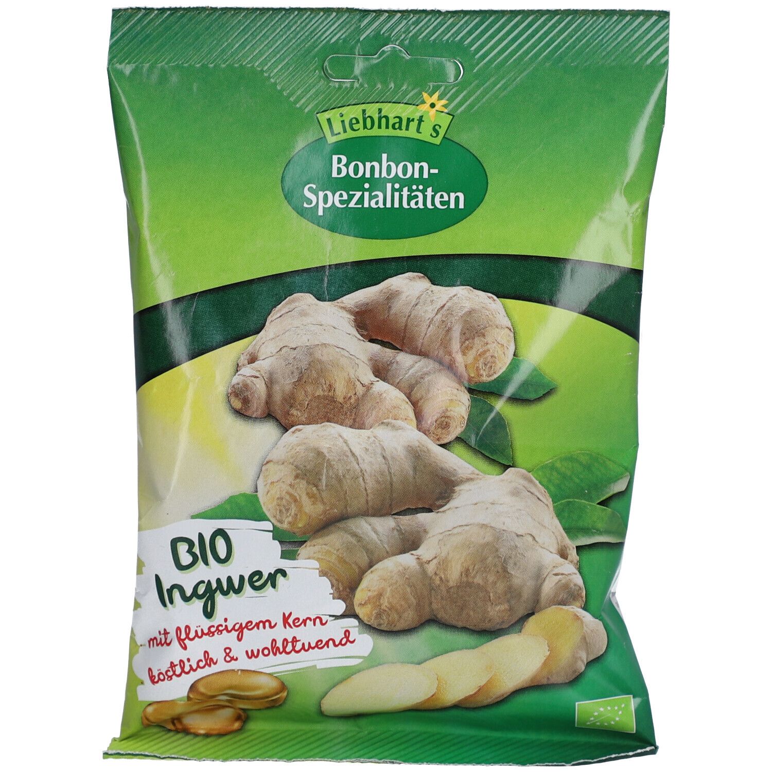 Liebhart Gesundkost Bio-Bonbons Ingwer "gefüllt"