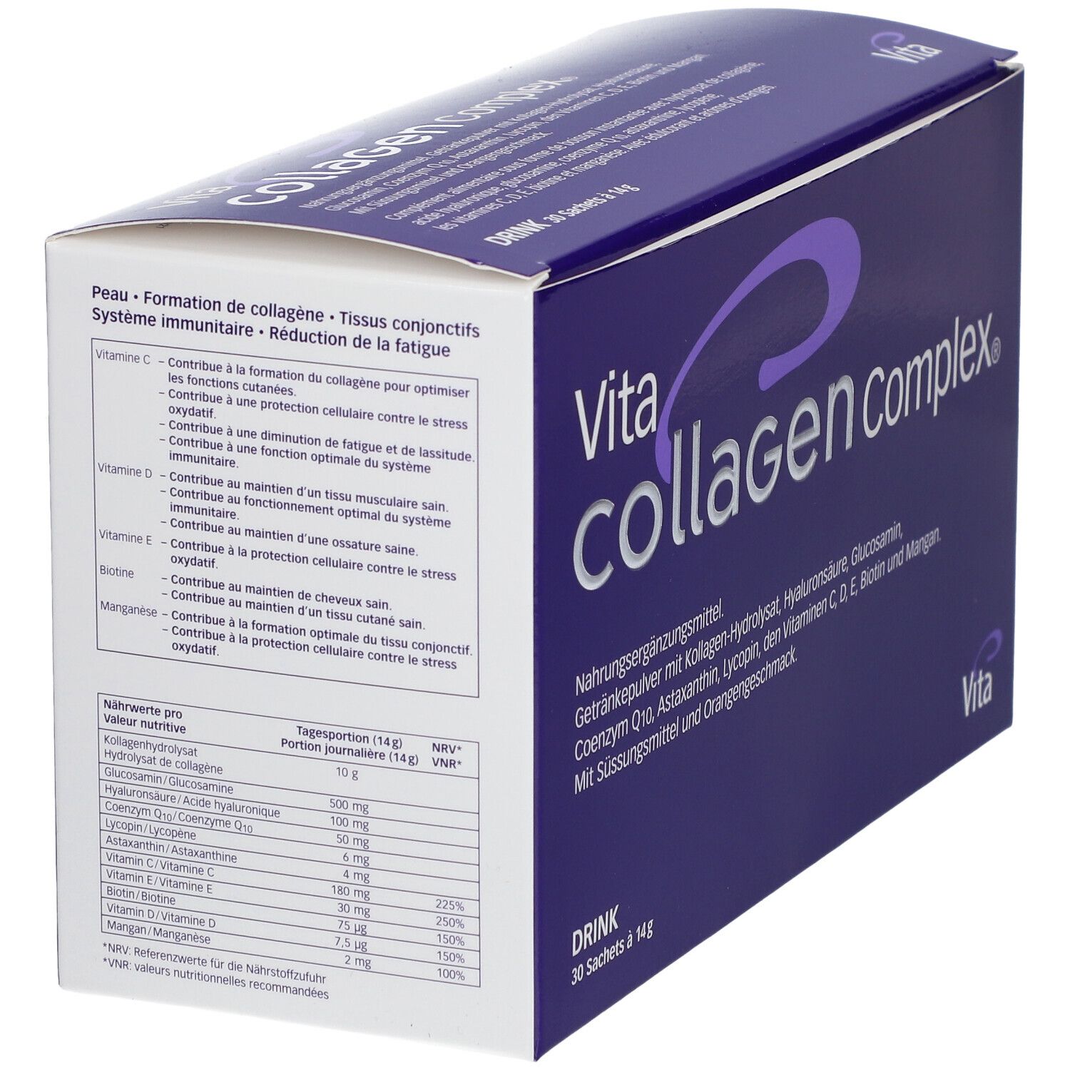 Vita Collagen Complex® Drink Orangengeschmack 30 St - Shop Apotheke