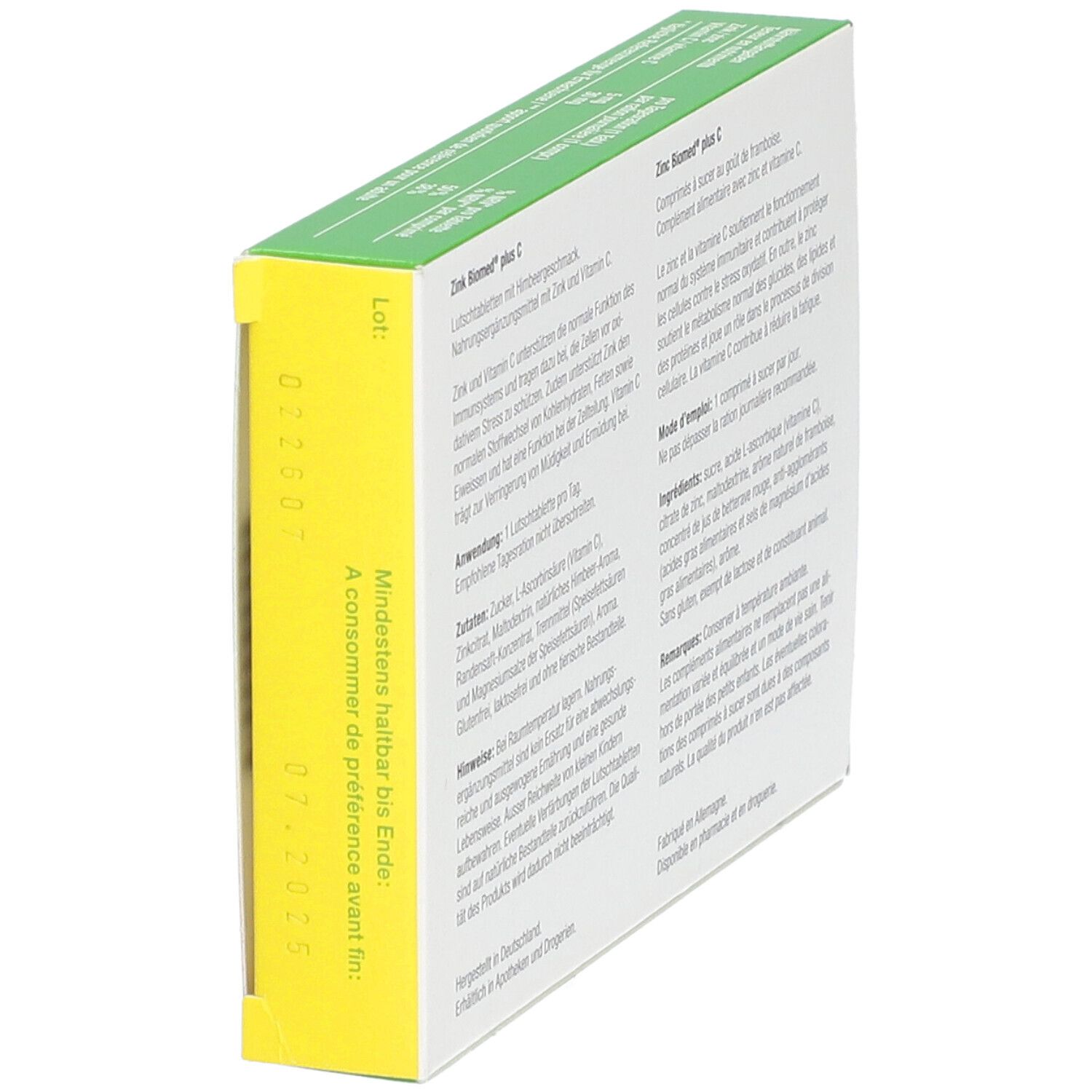 Das Gesunde Plus Kieselerde Calcium Zink C Lutschtabletten ZINK BIOMED PLUS C Lutschtabletten 50 St - Shop Apotheke