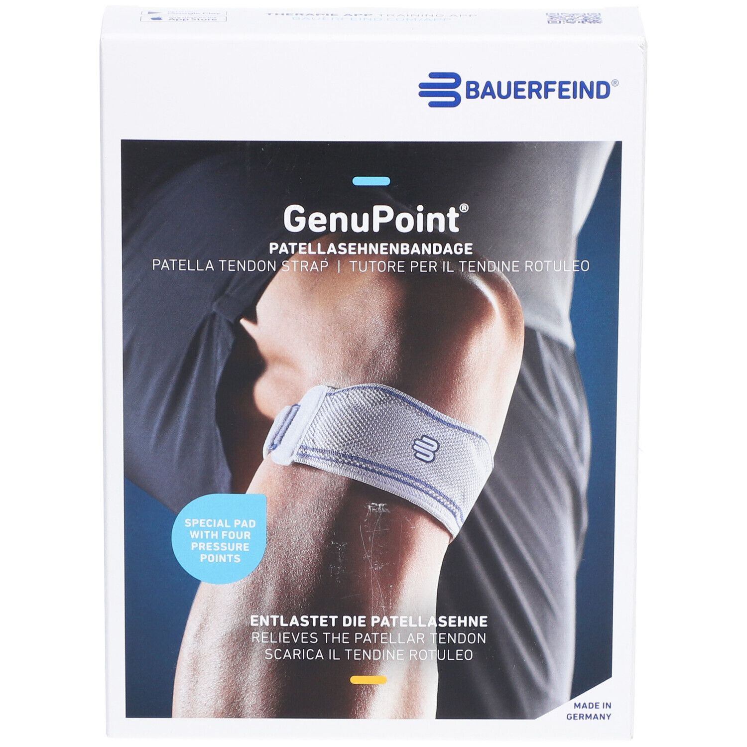 BAUERFEIND GenuPoint® Strap für die Patellasehne 1 St - Shop Apotheke