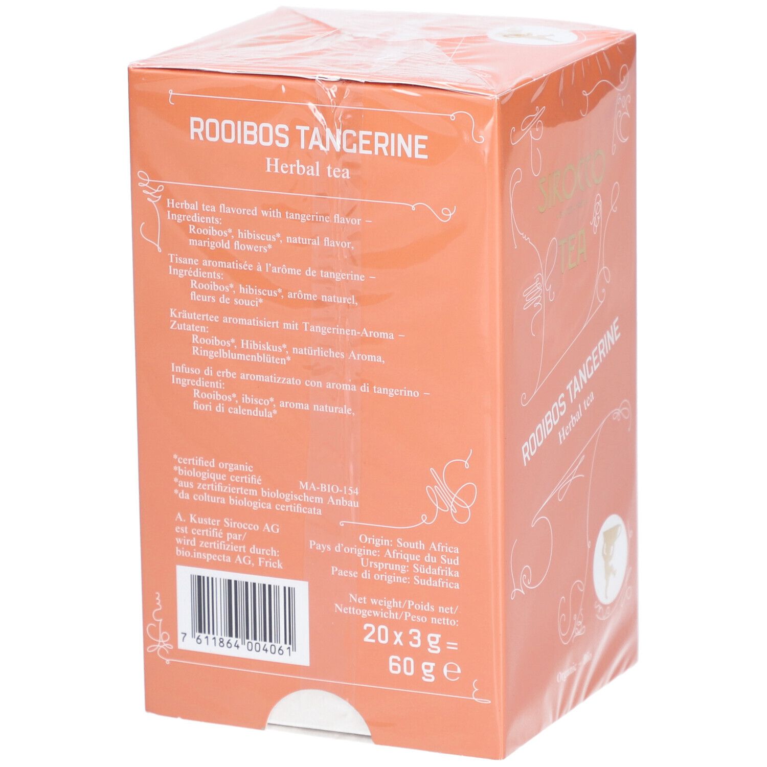 Sirocco Bio Tee Rooibos Tangerine