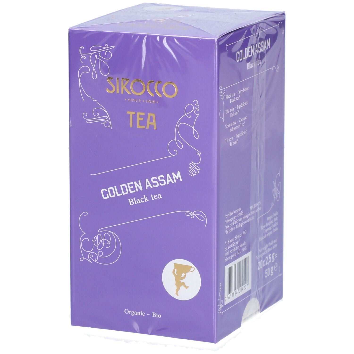 Sirocco Tee Golden Assam indischer Bio Schwarztee