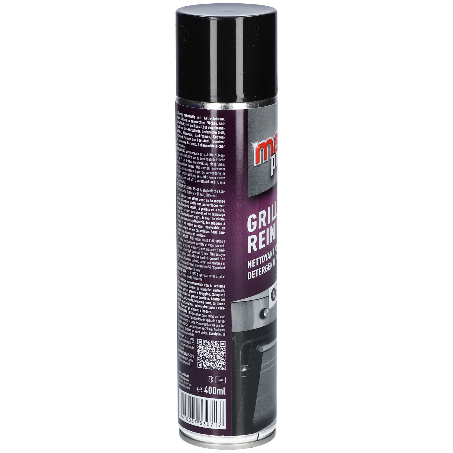 MARTEC Power Spray Aerosol für Grill und Backofen