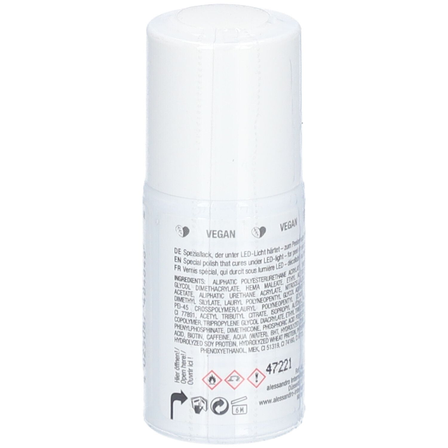 alessandro Striplac Peel oder Soak Tip Aufheller