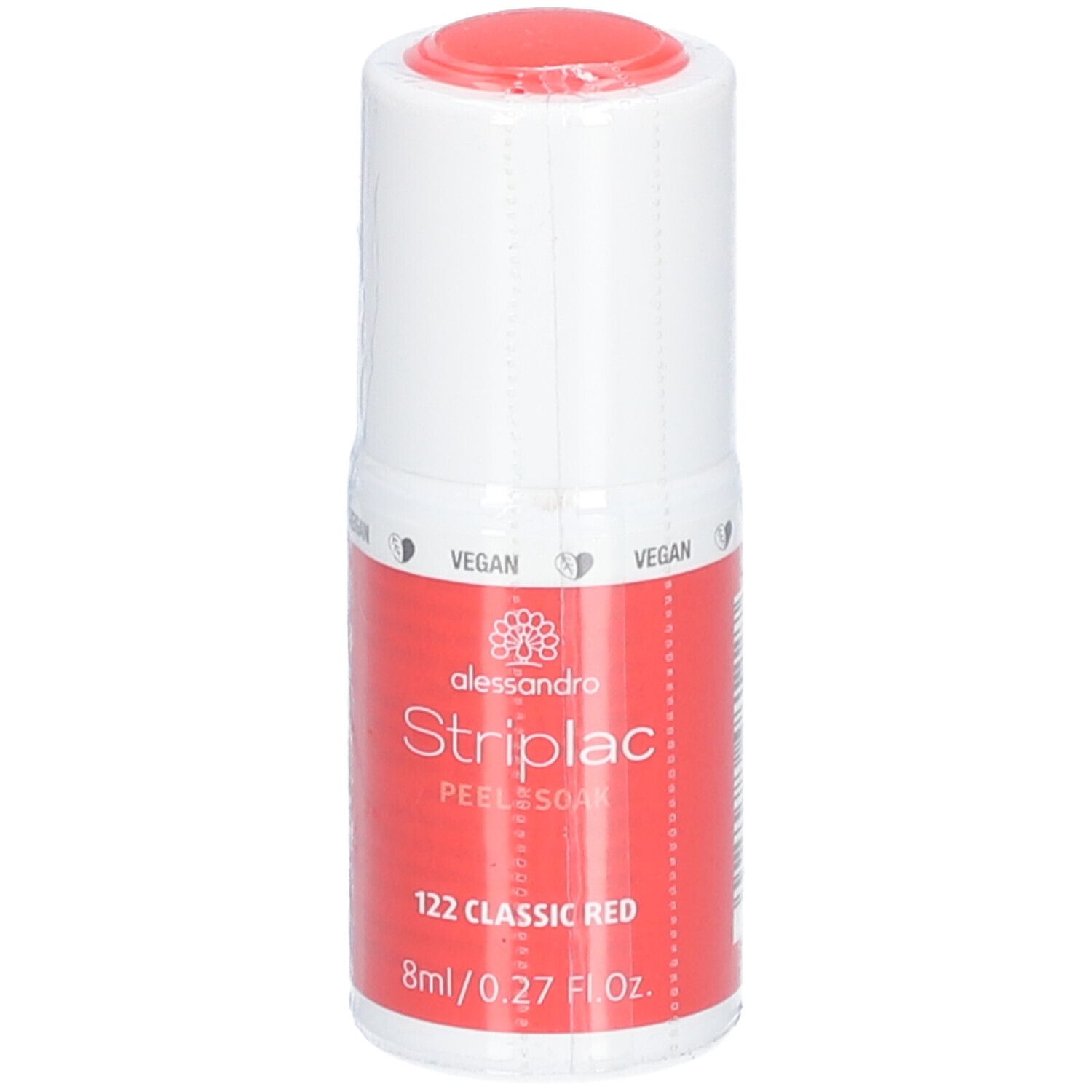 Alessandro International StripLac Peel or Soak 8 ml - 122 classic red