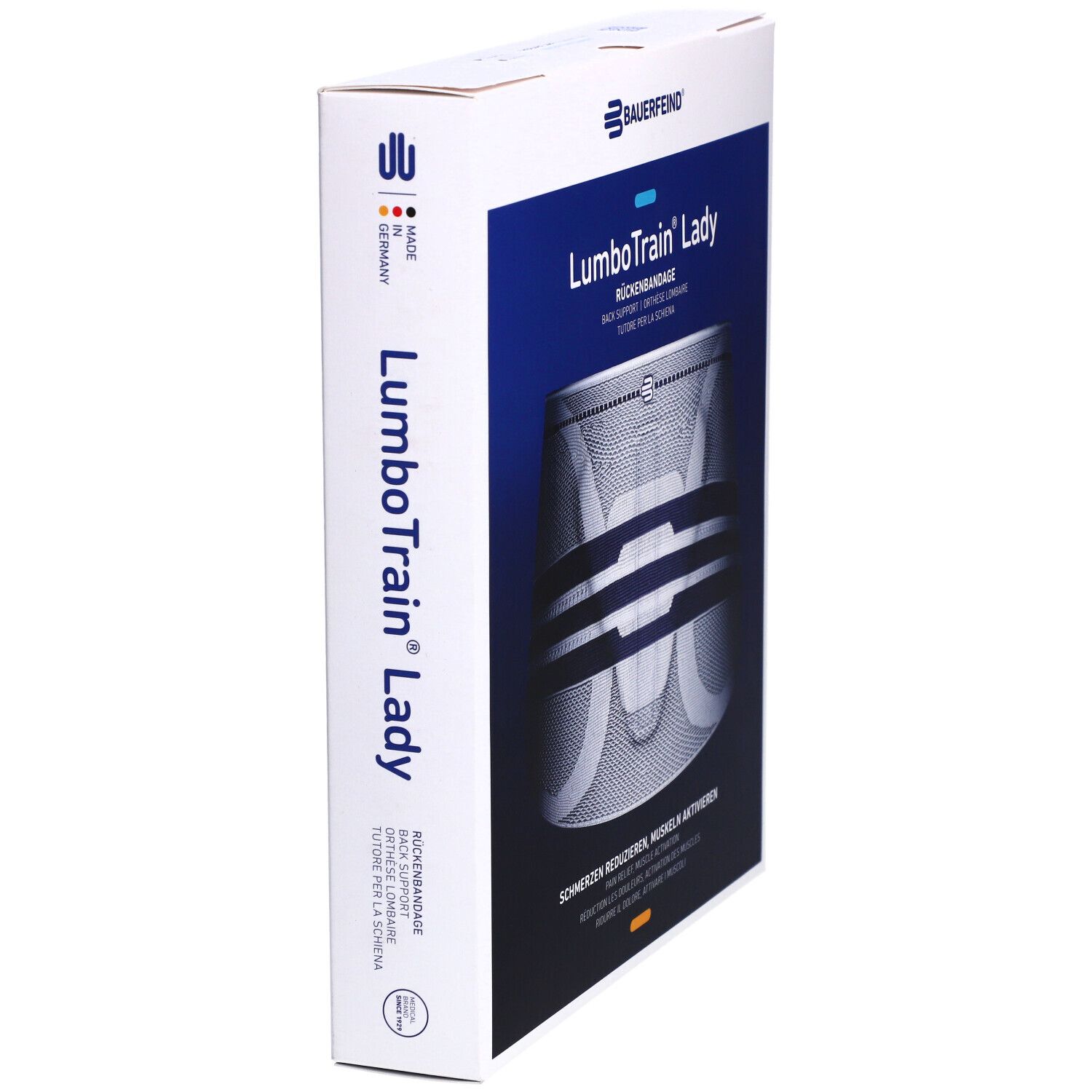 LUMBOTRAIN Lady Aktivbandage Größe 3 Titanium
