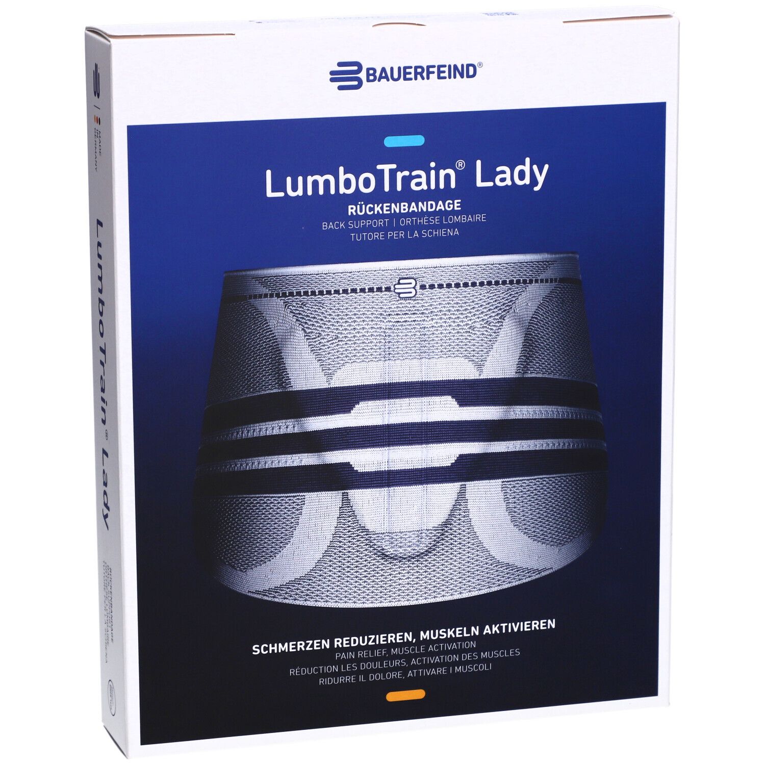 LUMBOTRAIN Lady Aktivbandage Größe 3 Titanium