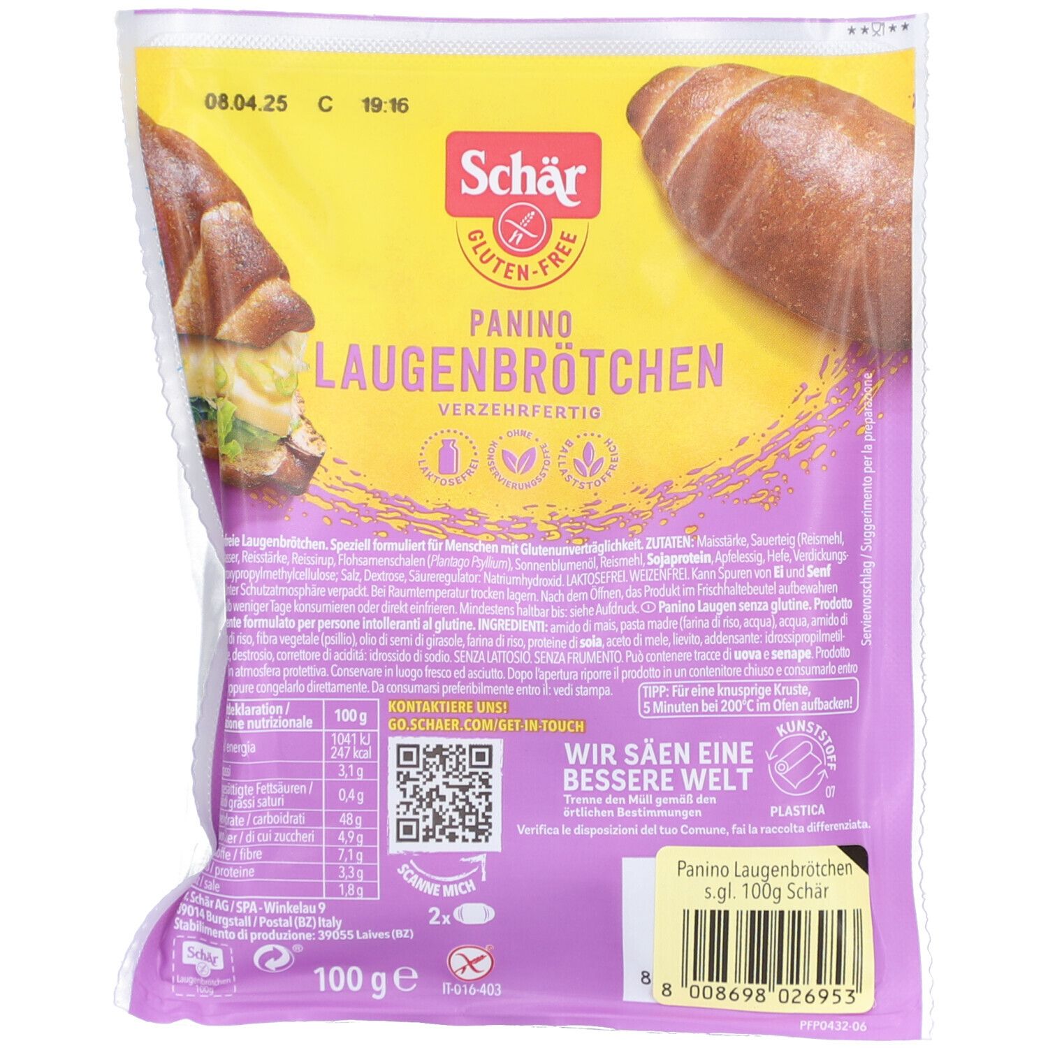 Panino Laugenbrötchen