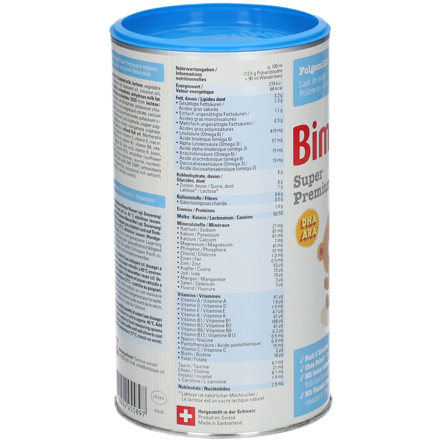Bimbosan Super Premium 2 Folgemilch
