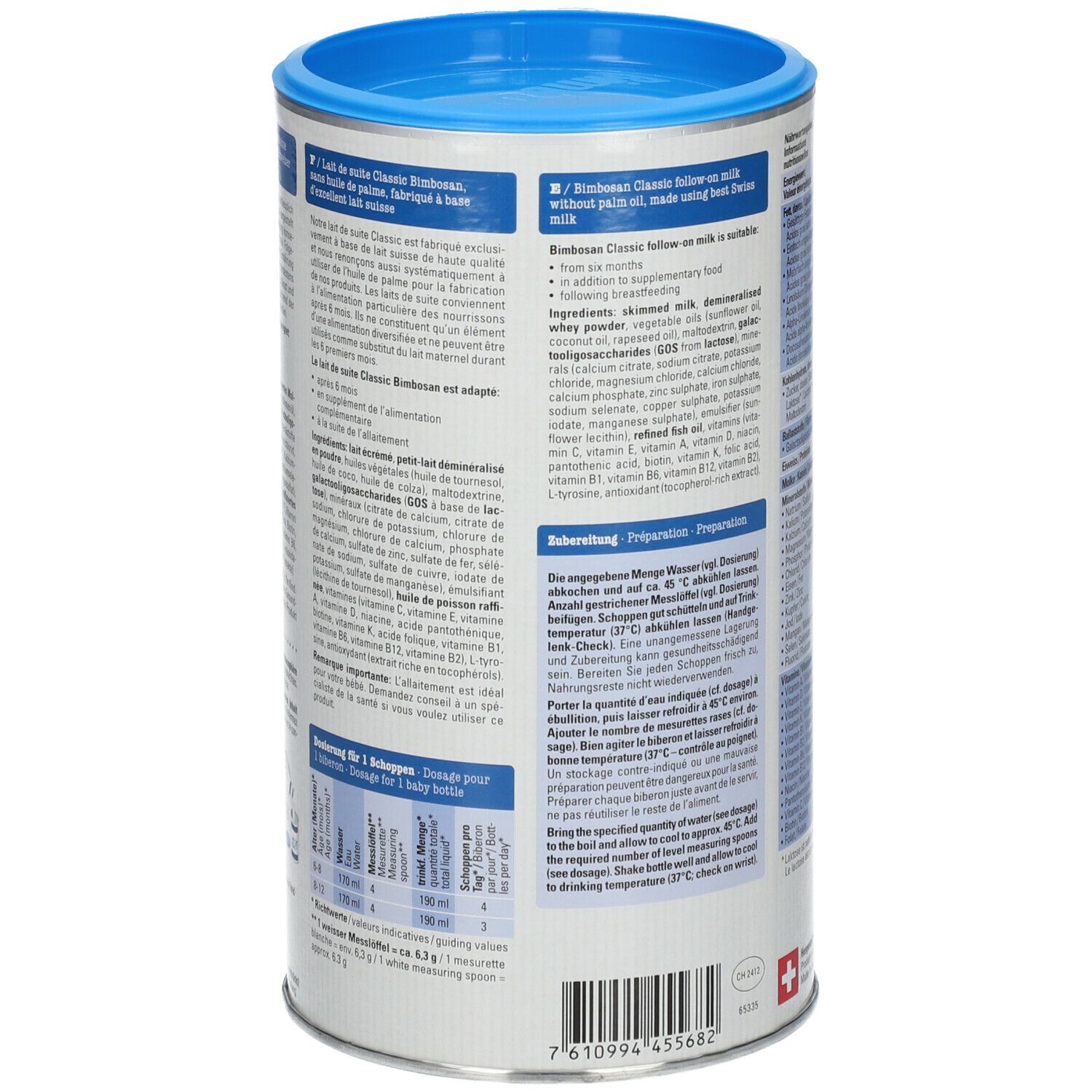 Bimbosan Folgemilch Classic 2