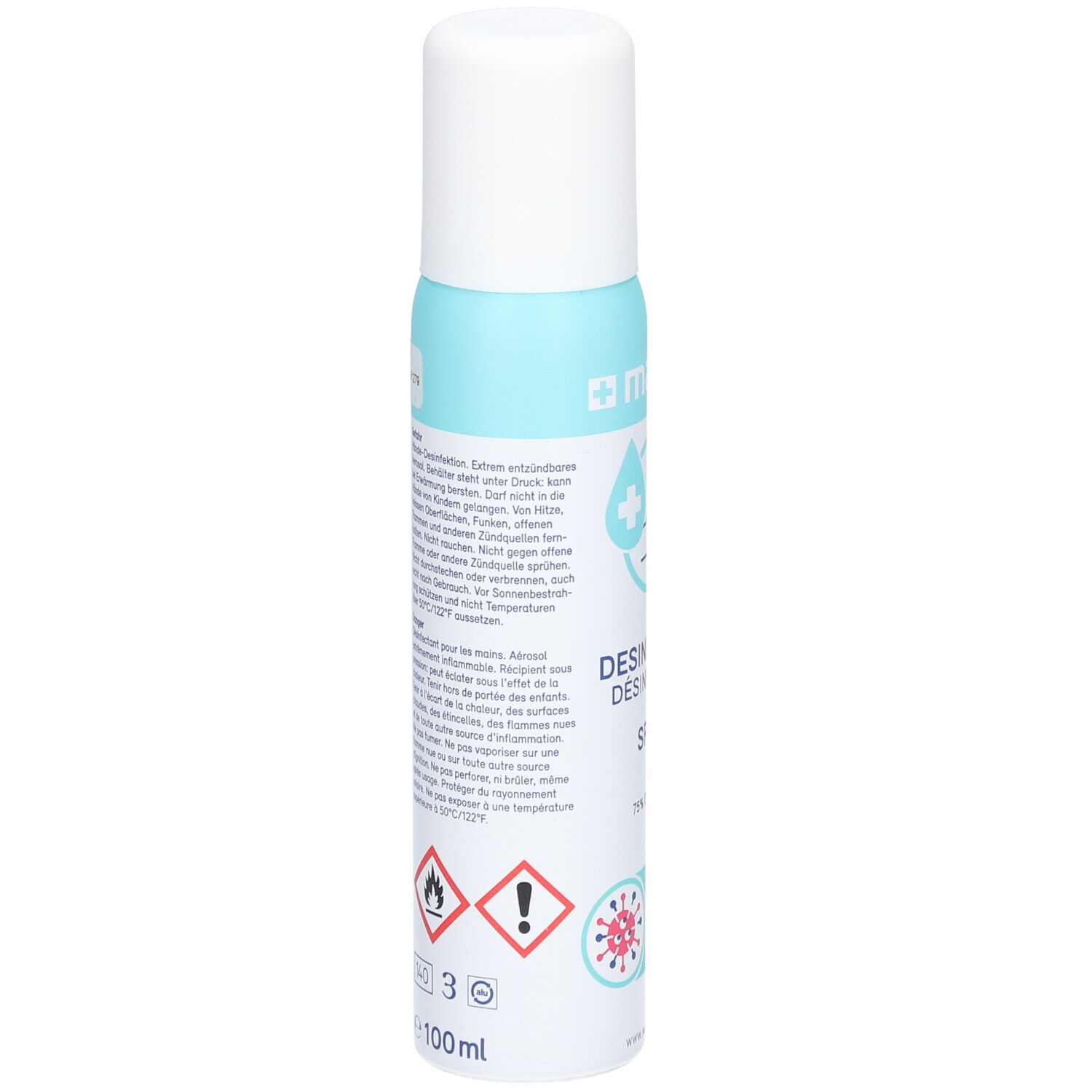 MARTEC Desinfektionsmittel Spray 75 Ethanol 100 Ml Shop Apotheke