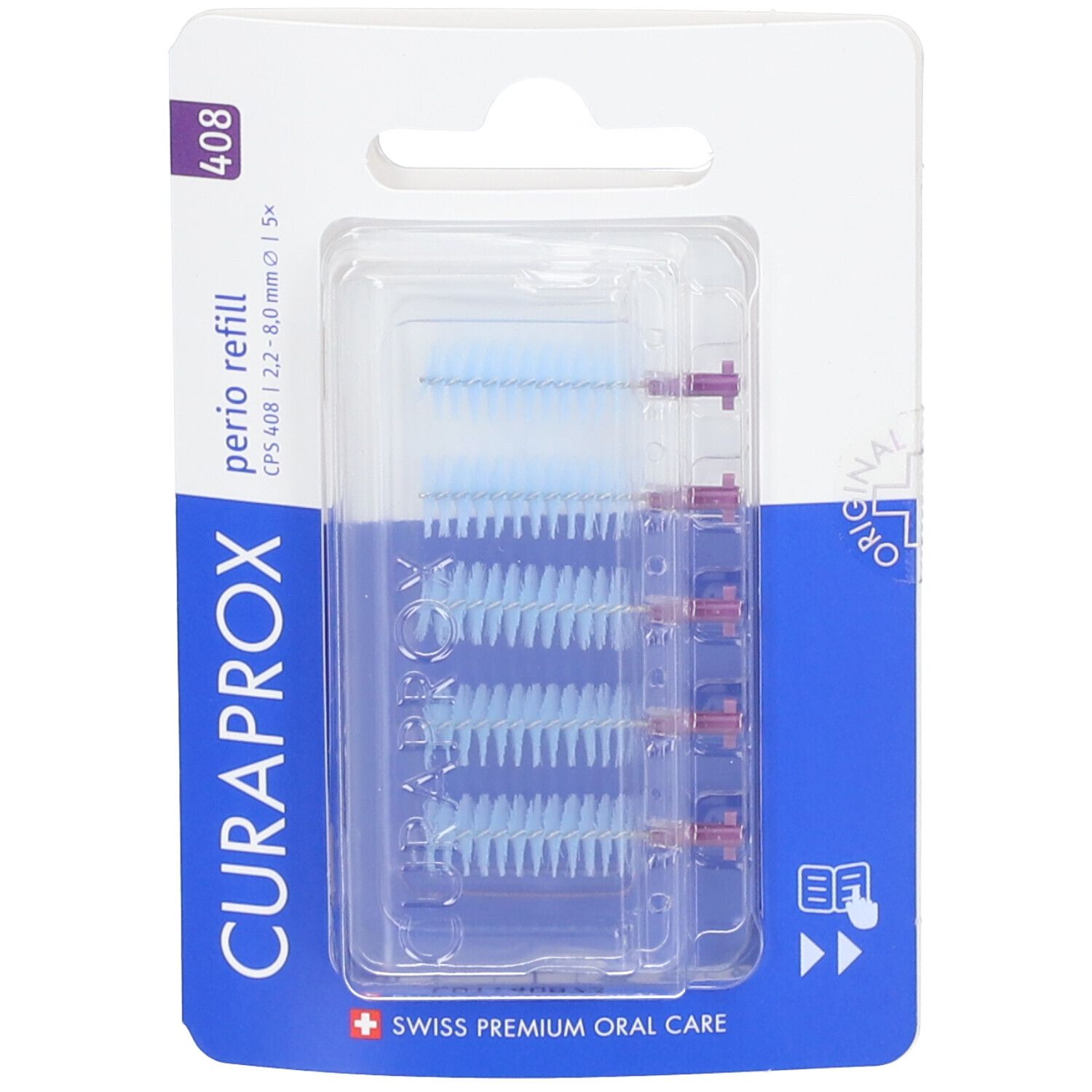 Curaprox Cps Perio Interdentalbürste Refill 408 5 St - Shop Apotheke